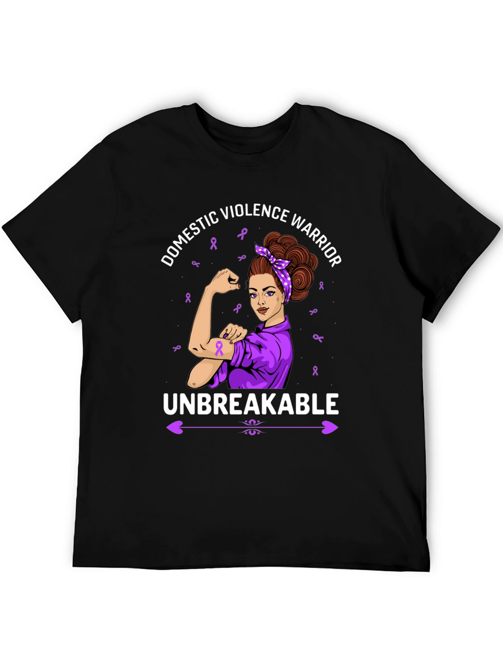 Domestic Violence Warrior Unbreakable T-Shirt