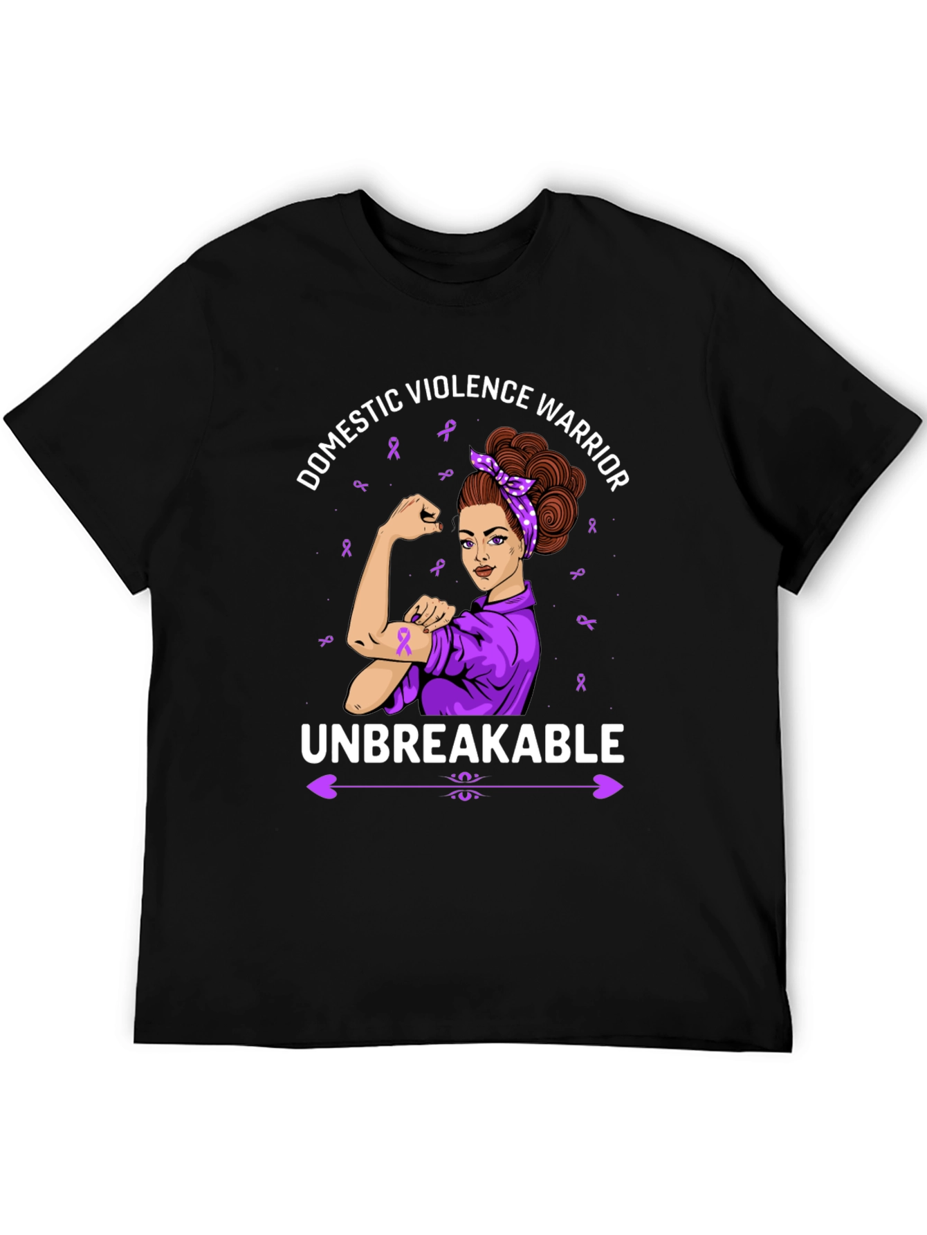 Domestic Violence Warrior Unbreakable T-Shirt