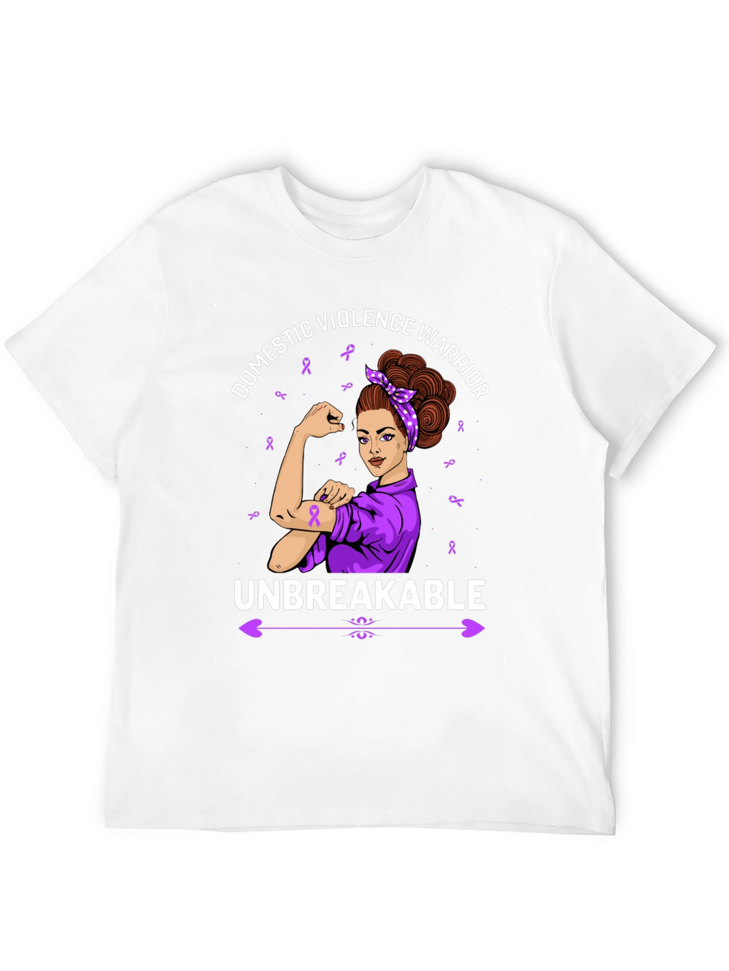 Domestic Violence Warrior Unbreakable T-Shirt