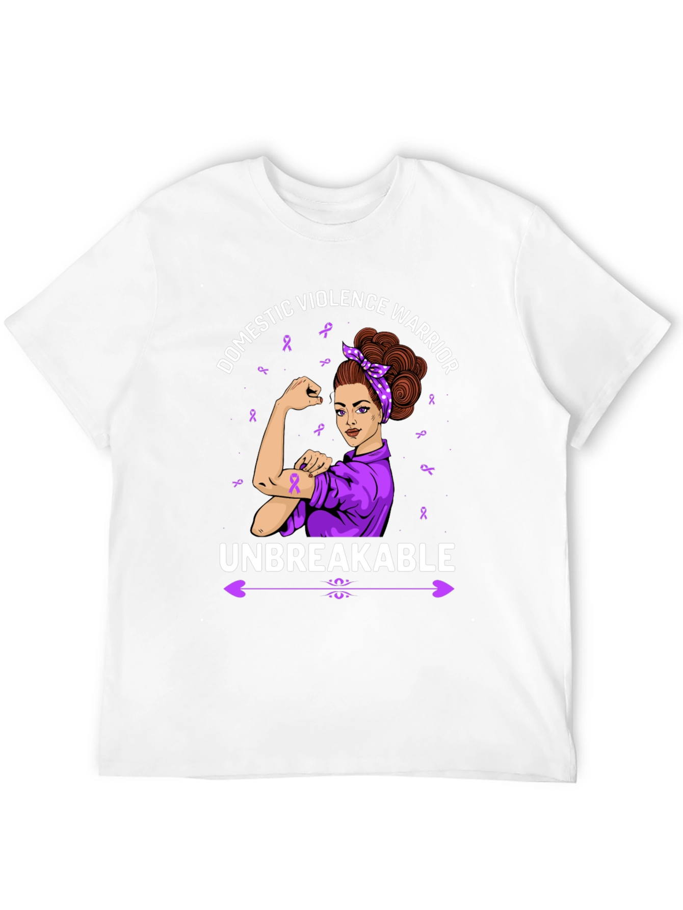 Domestic Violence Warrior Unbreakable T-Shirt