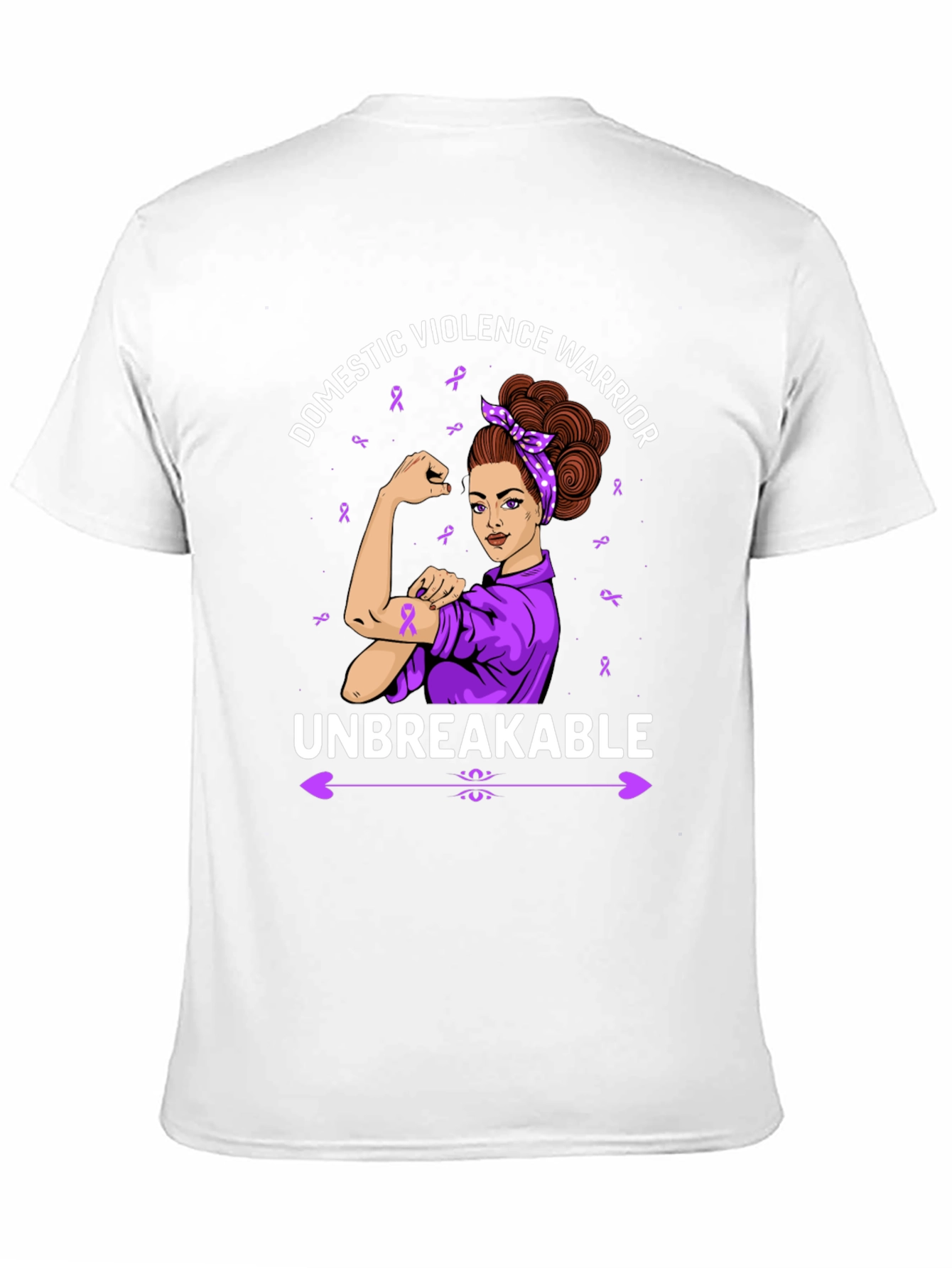 Domestic Violence Warrior Unbreakable T-Shirt