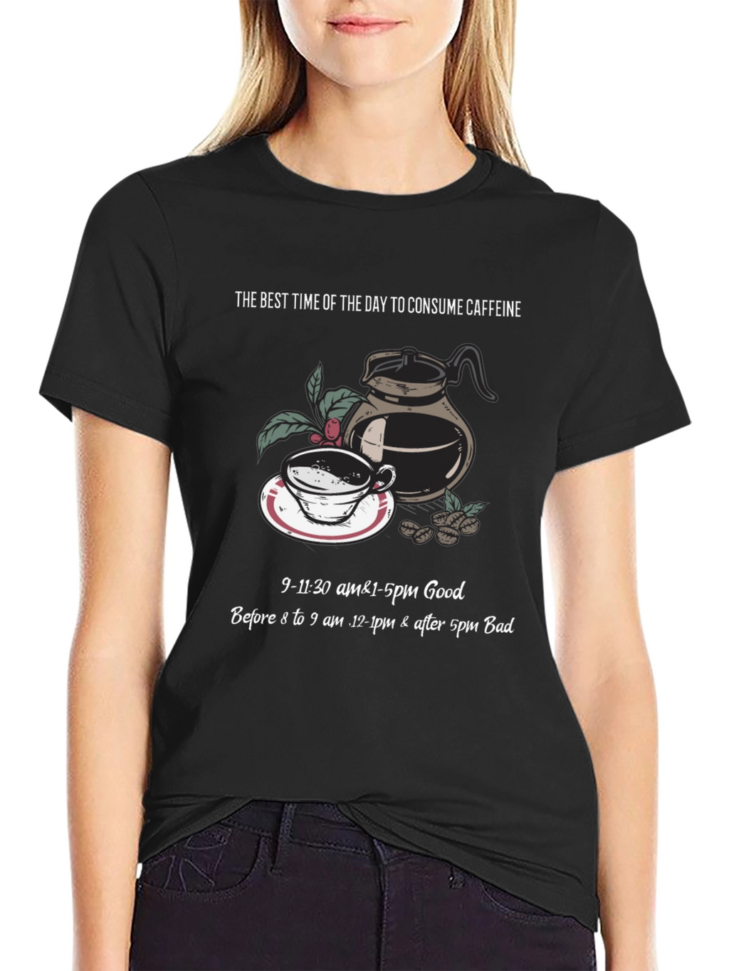 Best Time for Caffeine T-Shirt