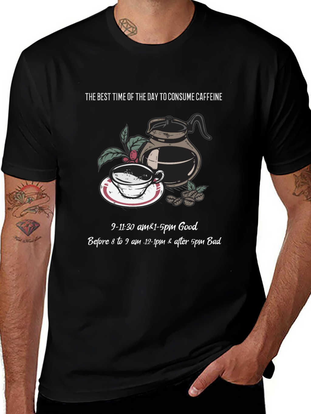Best Time for Caffeine T-Shirt