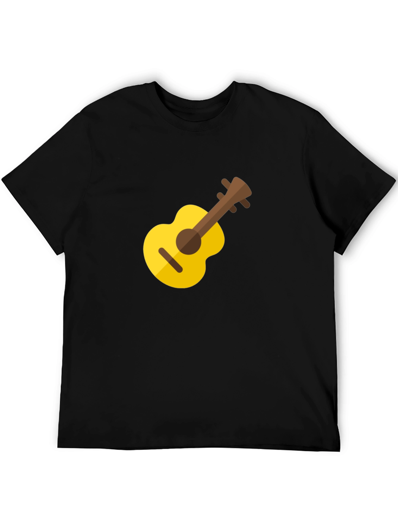 Guitar Graphic Tee - Black Unisex T-Shirt