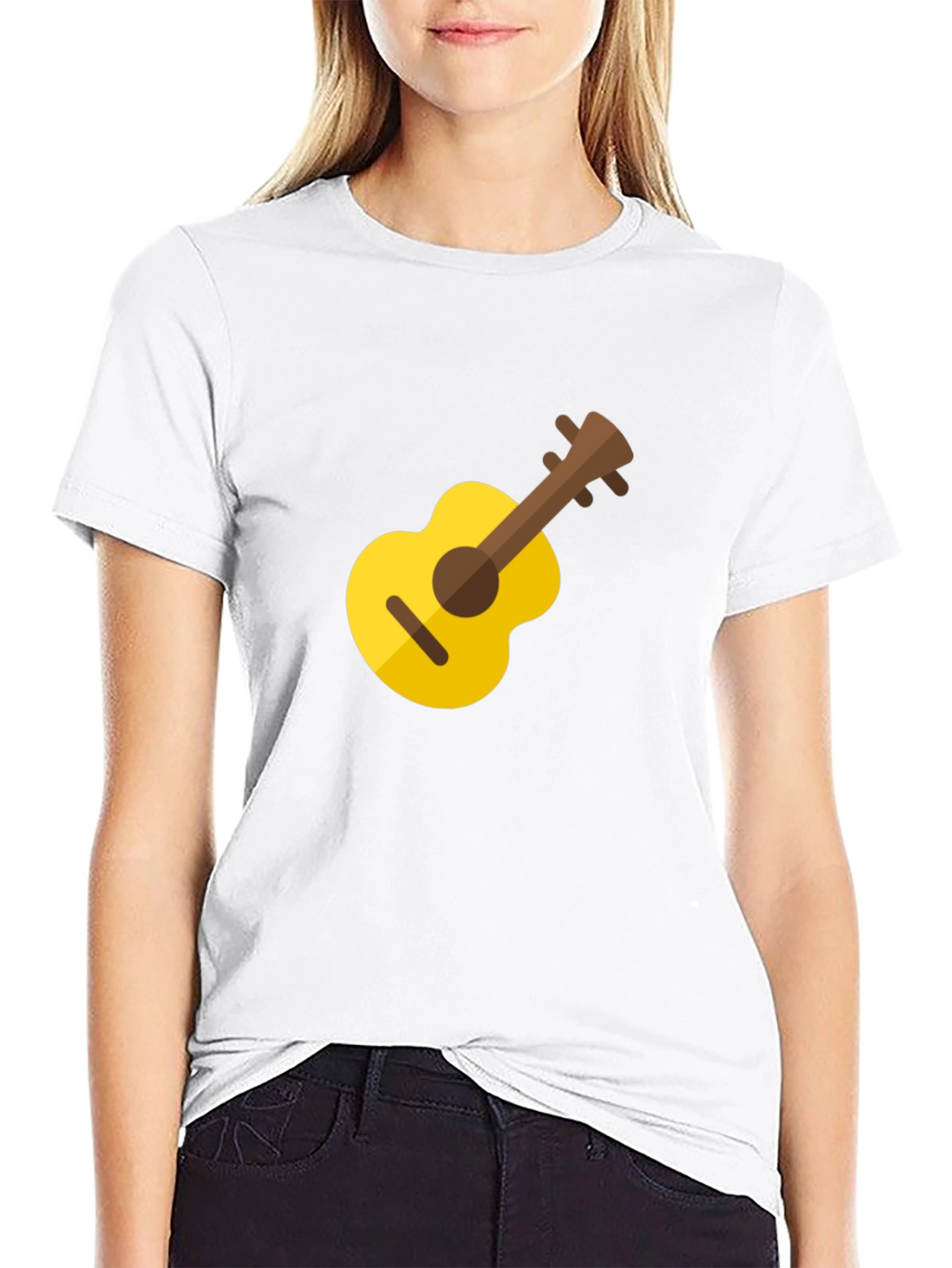 Guitar Graphic Tee - Black Unisex T-Shirt