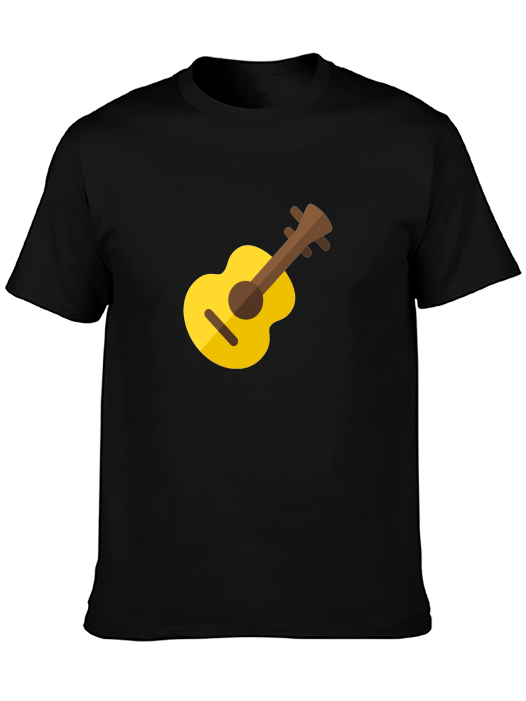 Guitar Graphic Tee - Black Unisex T-Shirt