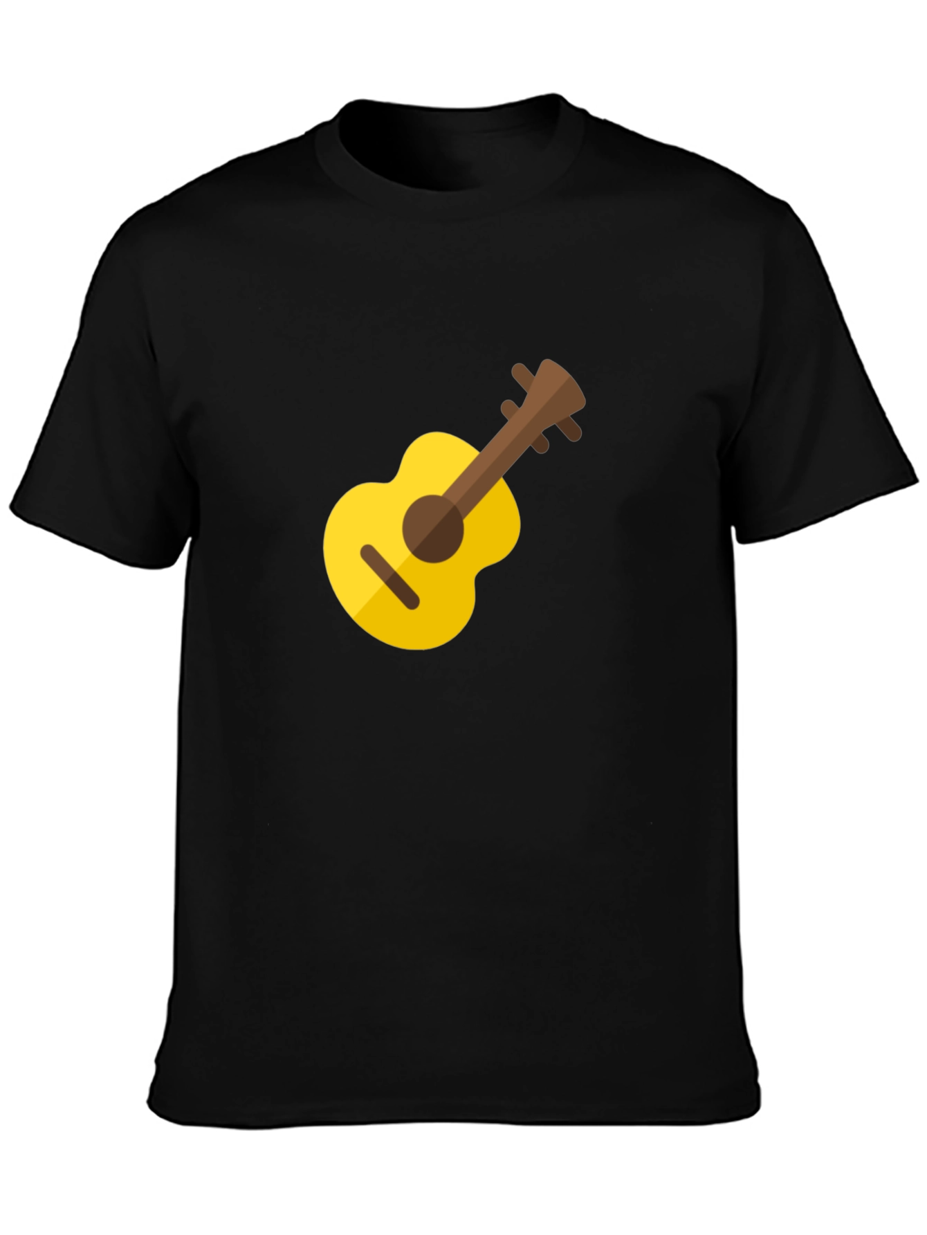 Guitar Graphic Tee - Black Unisex T-Shirt