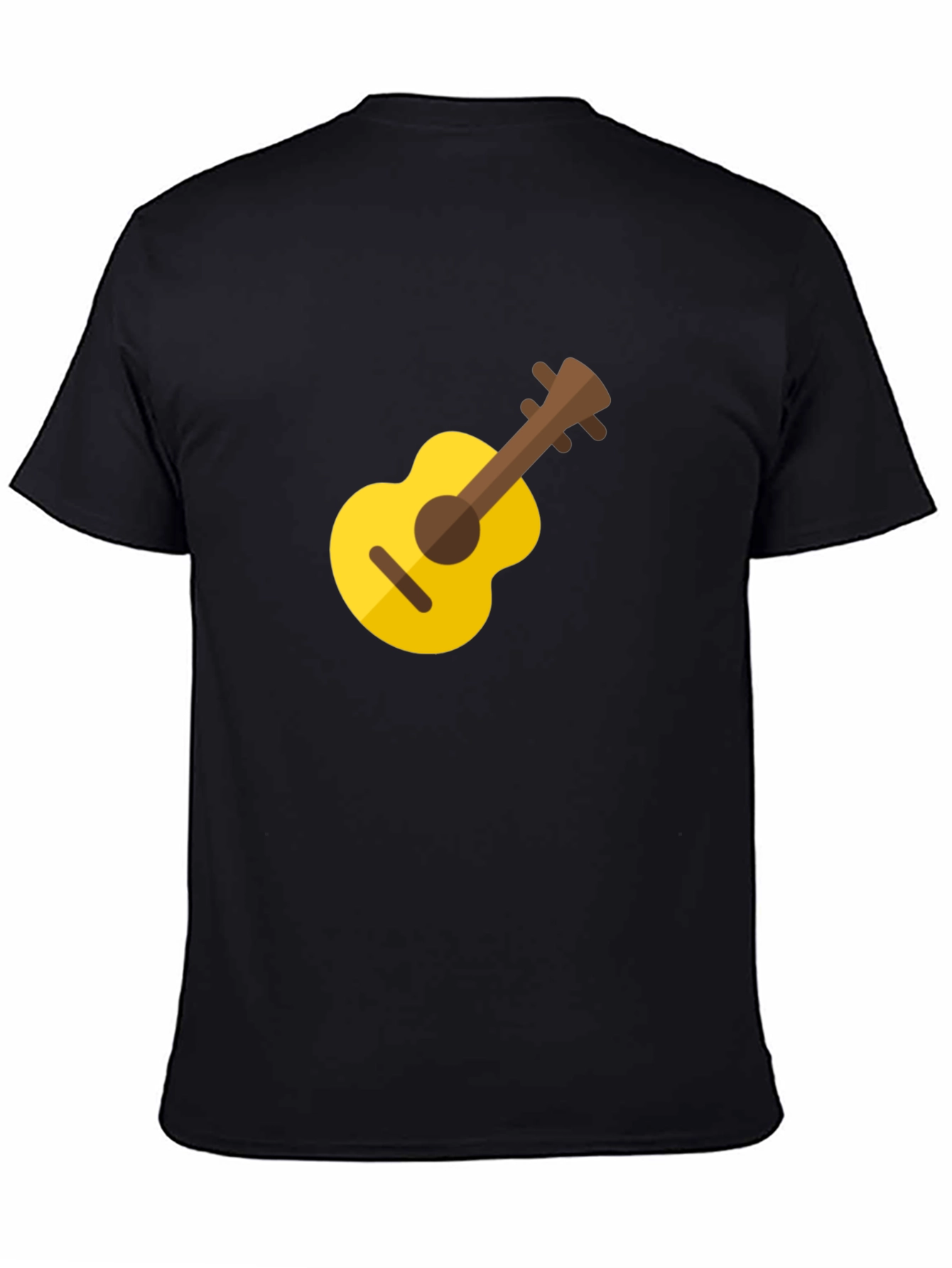 Guitar Graphic Tee - Black Unisex T-Shirt