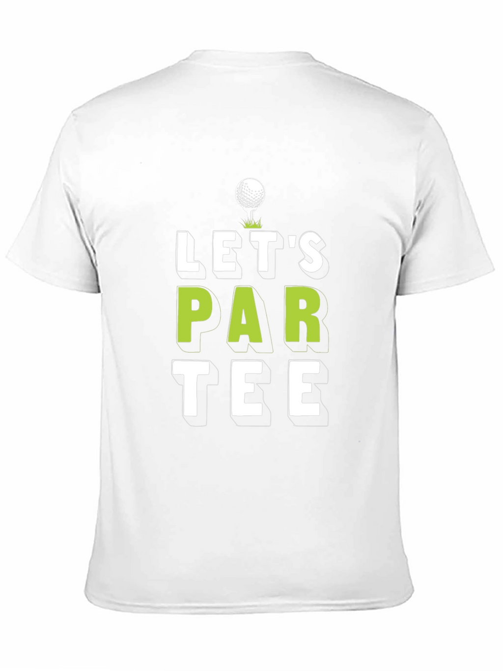 Lets Par Tee Black Graphic Golf T-Shirt