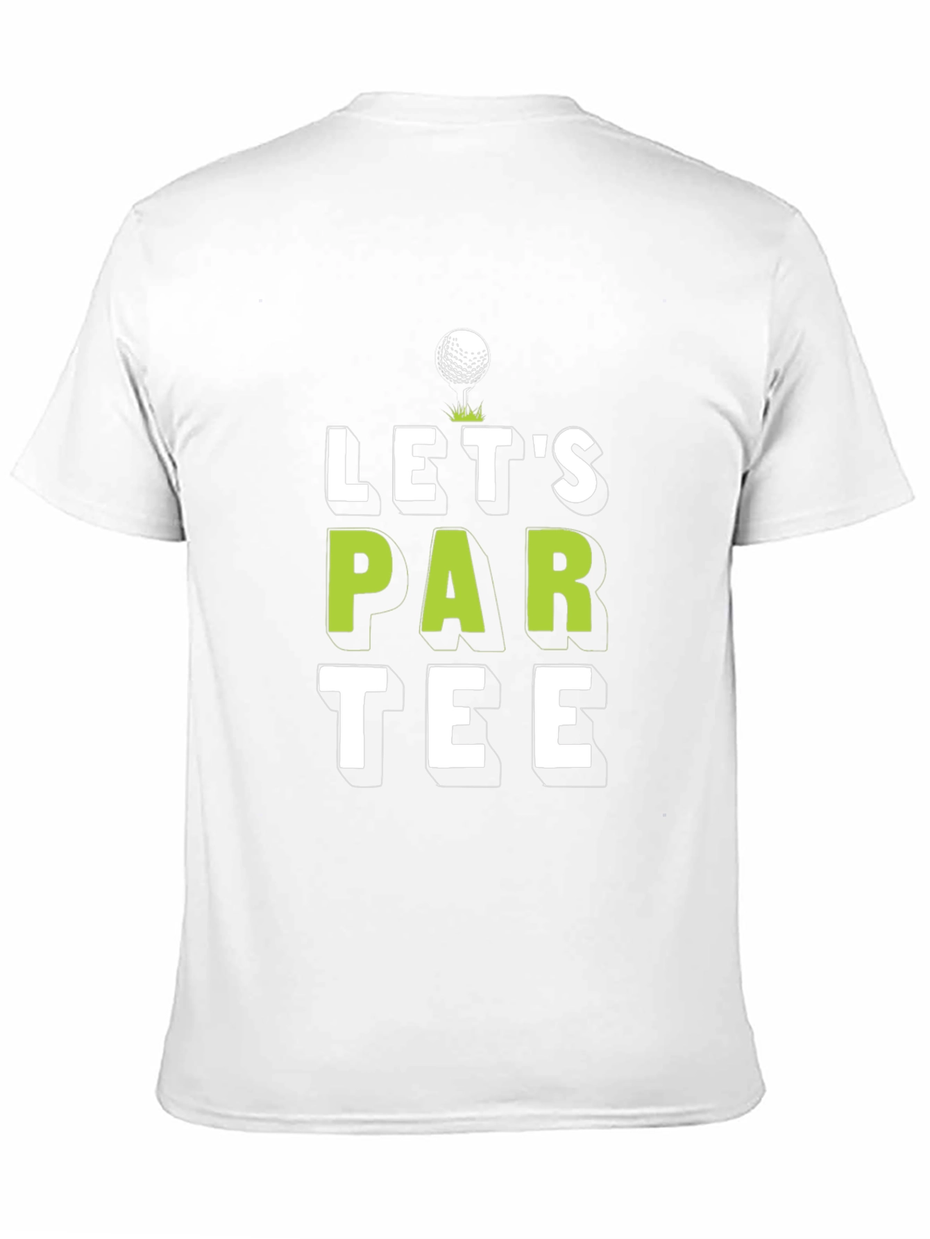 Lets Par Tee Black Graphic Golf T-Shirt