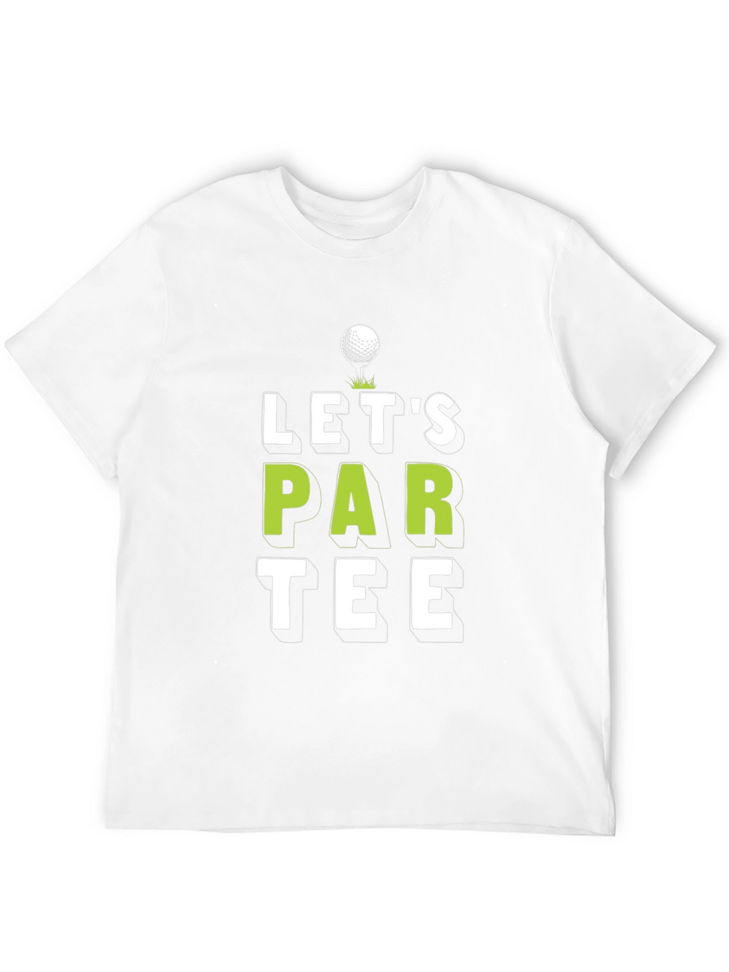 Lets Par Tee Black Graphic Golf T-Shirt