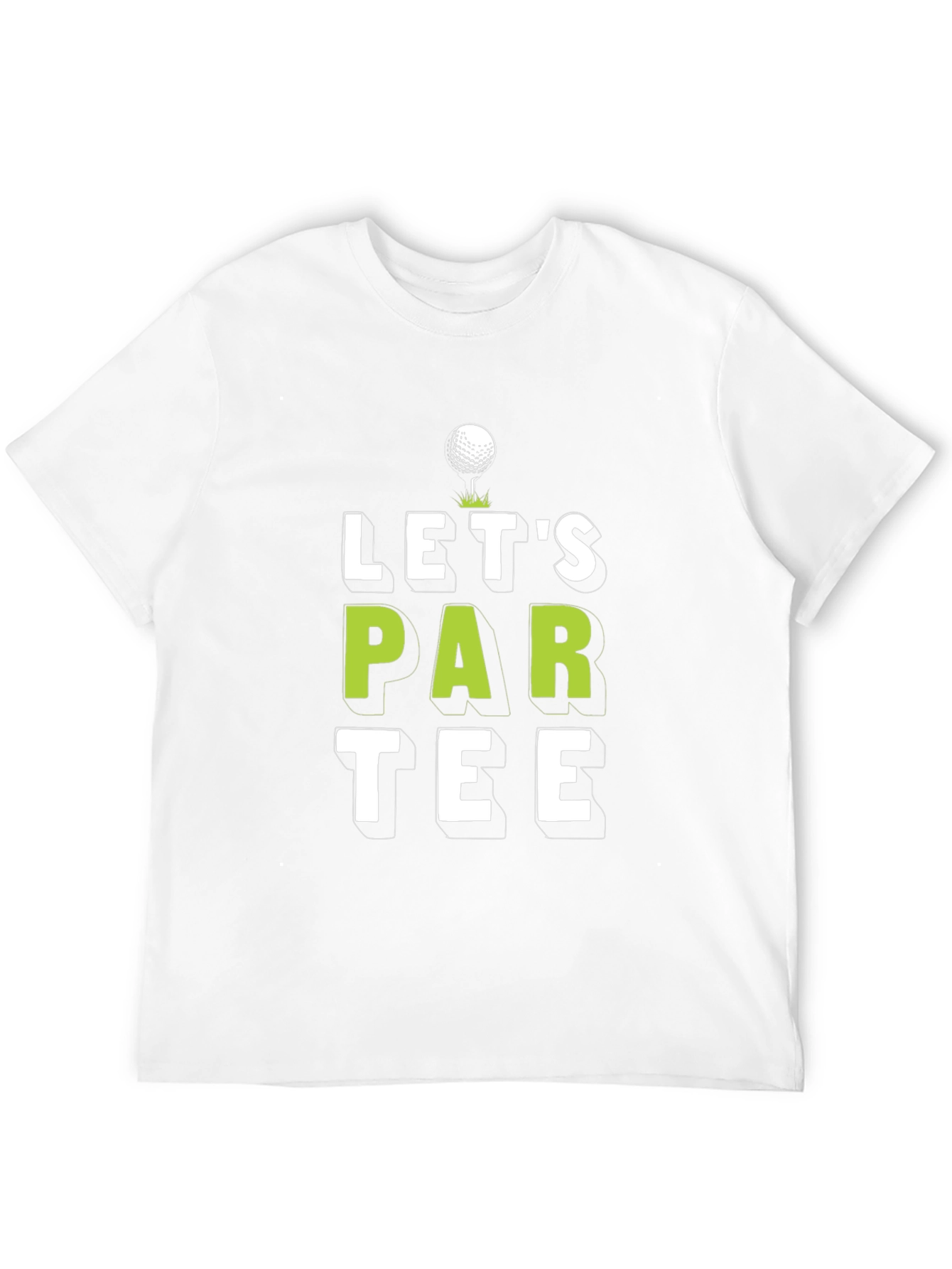 Lets Par Tee Black Graphic Golf T-Shirt