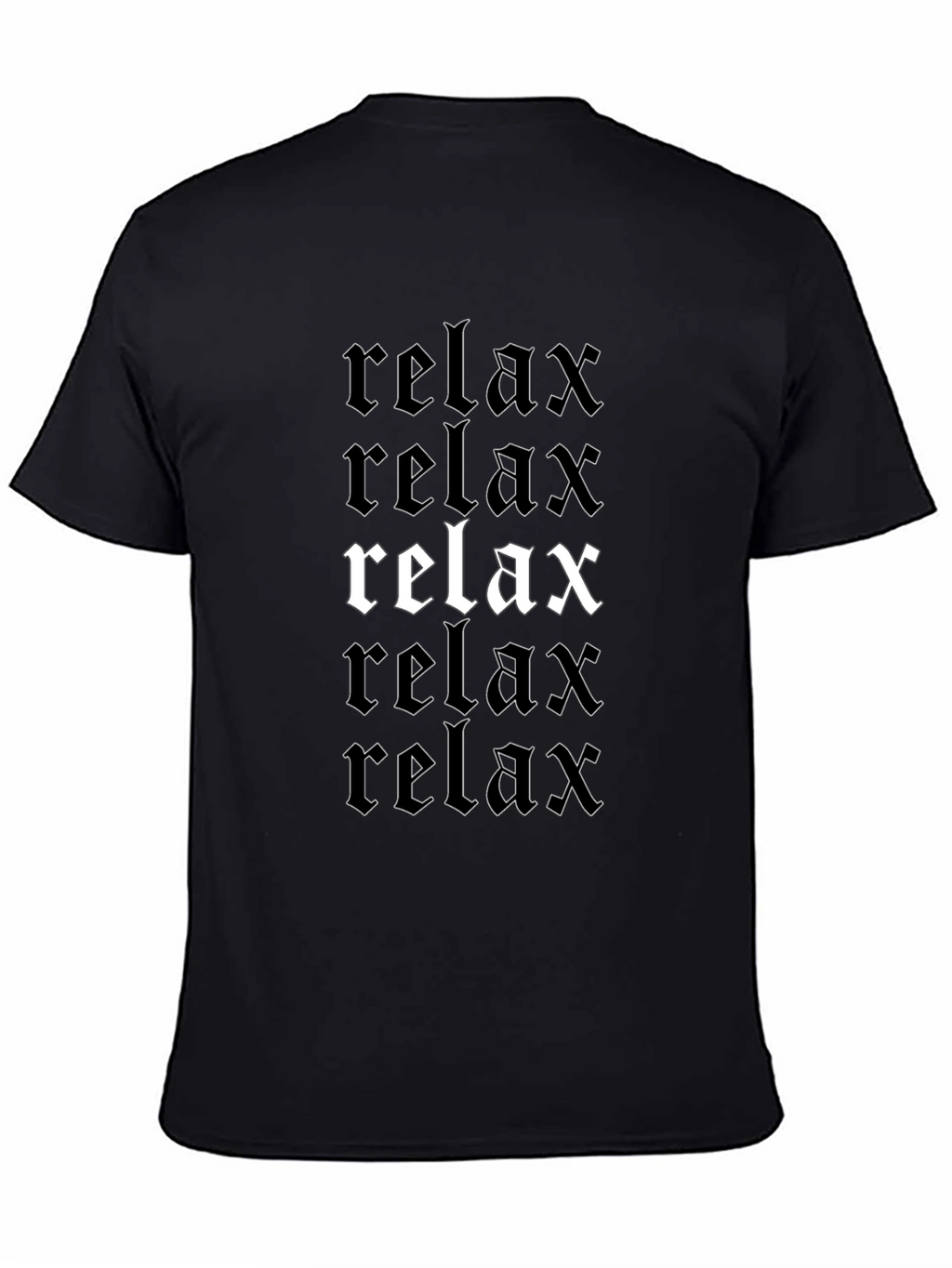 Relax Graphic Print T-Shirt Comfort Tee