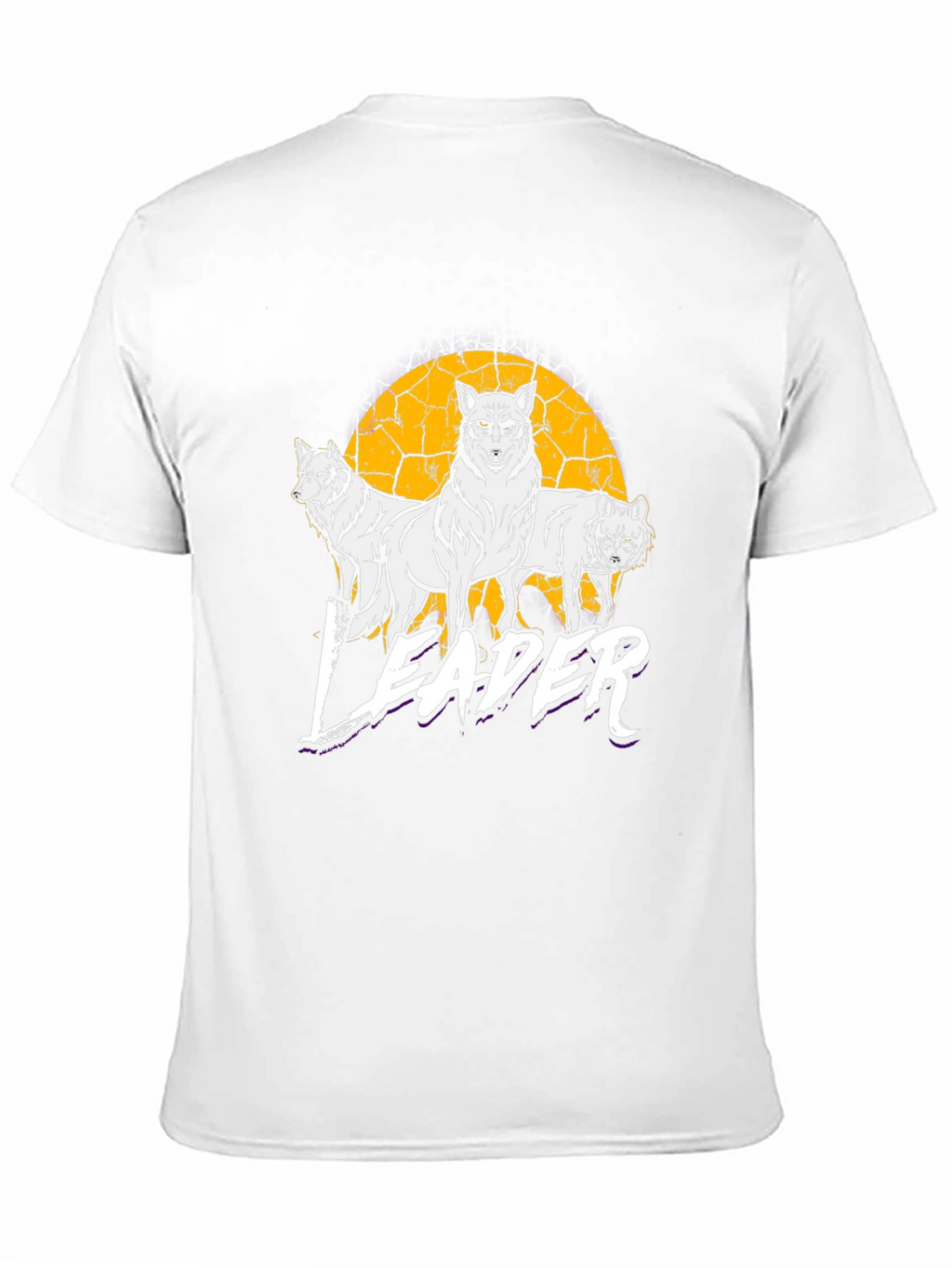 Wolf Pack Leader Graphic Tee - Black