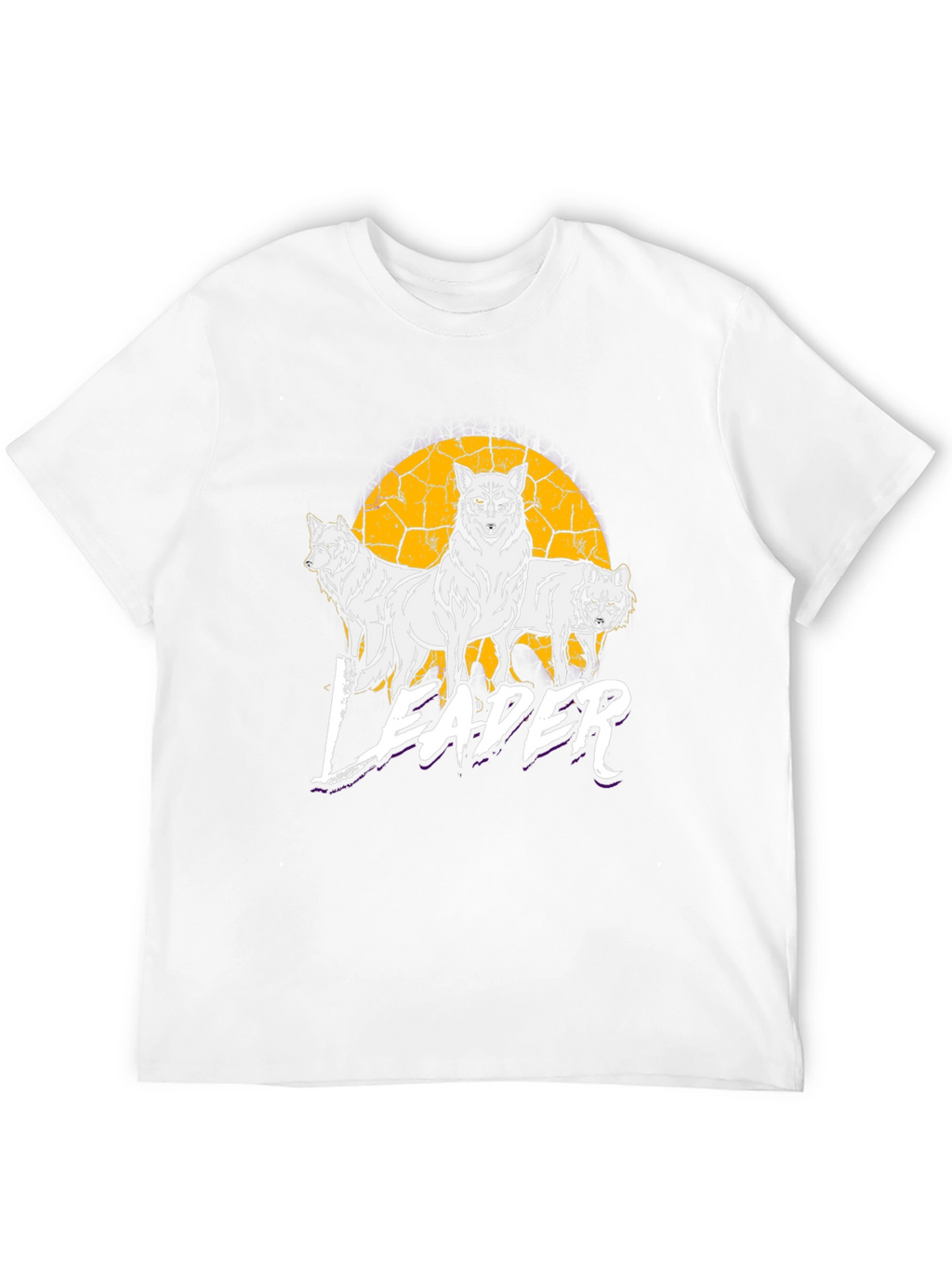 Wolf Pack Leader Graphic Tee - Black
