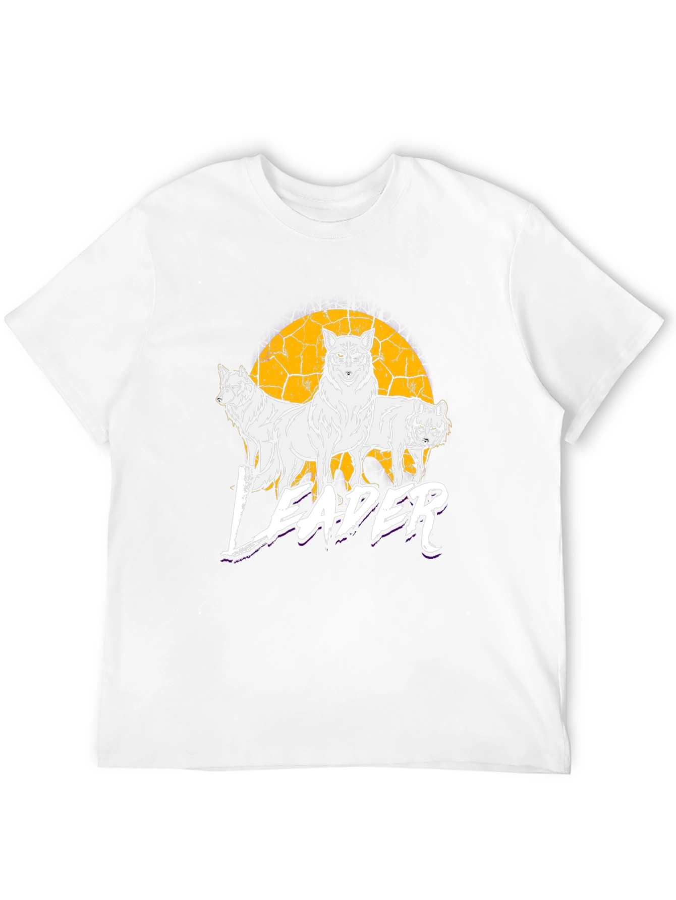 Wolf Pack Leader Graphic Tee - Black