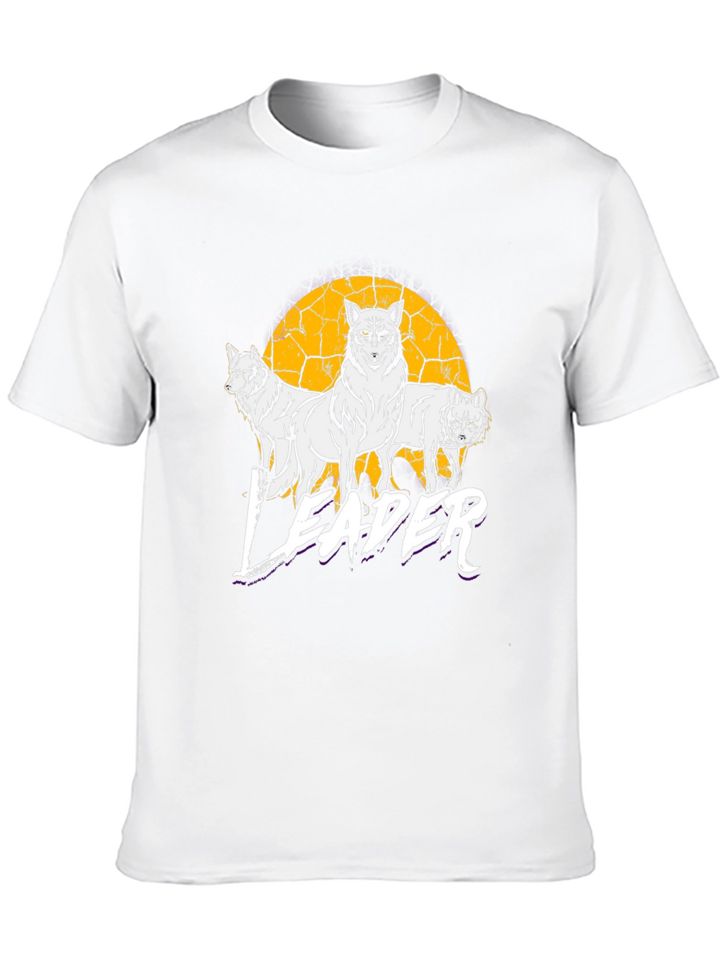 Wolf Pack Leader Graphic Tee - Black