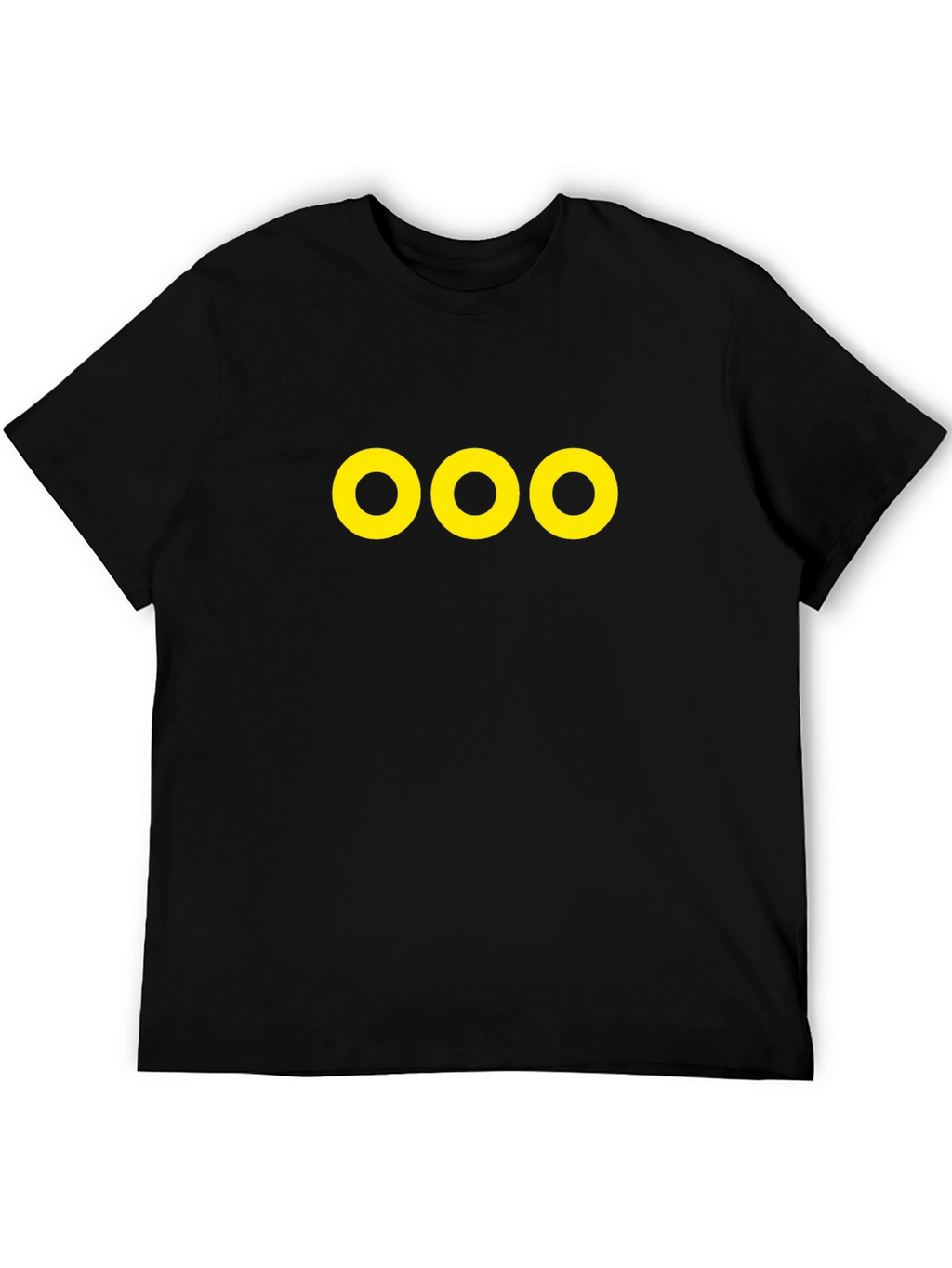 Triple O Graphic Black T-Shirt