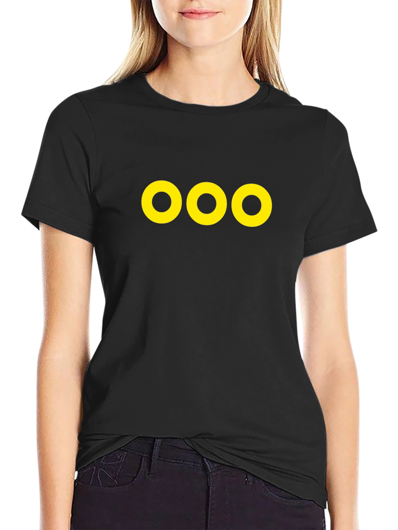 Triple O Graphic Black T-Shirt
