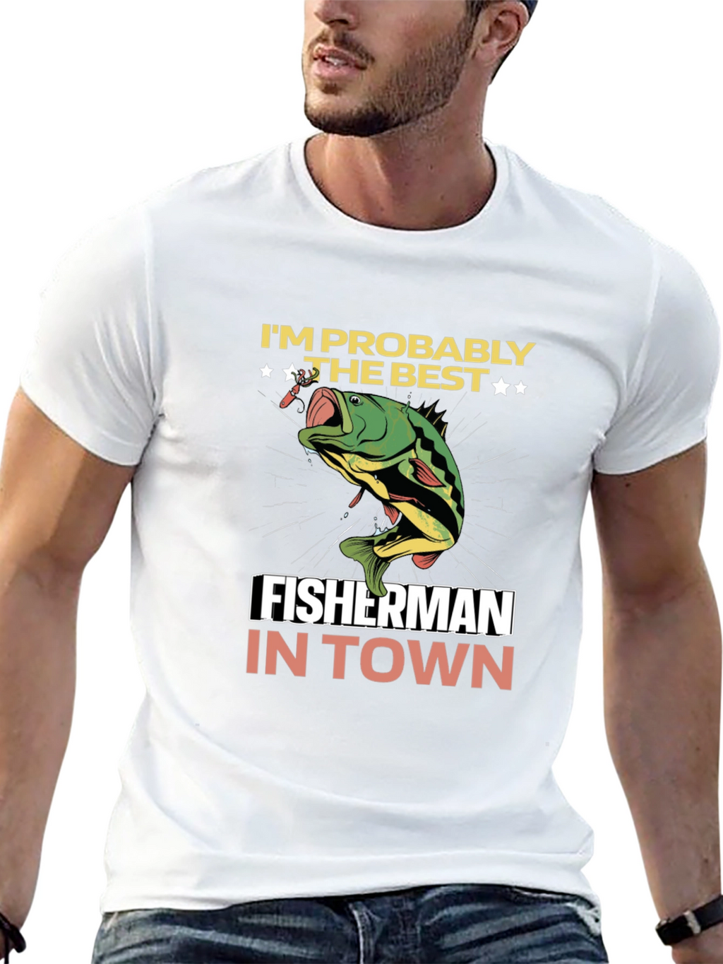 Funny Fishing T-Shirt - Best Fisherman in Town