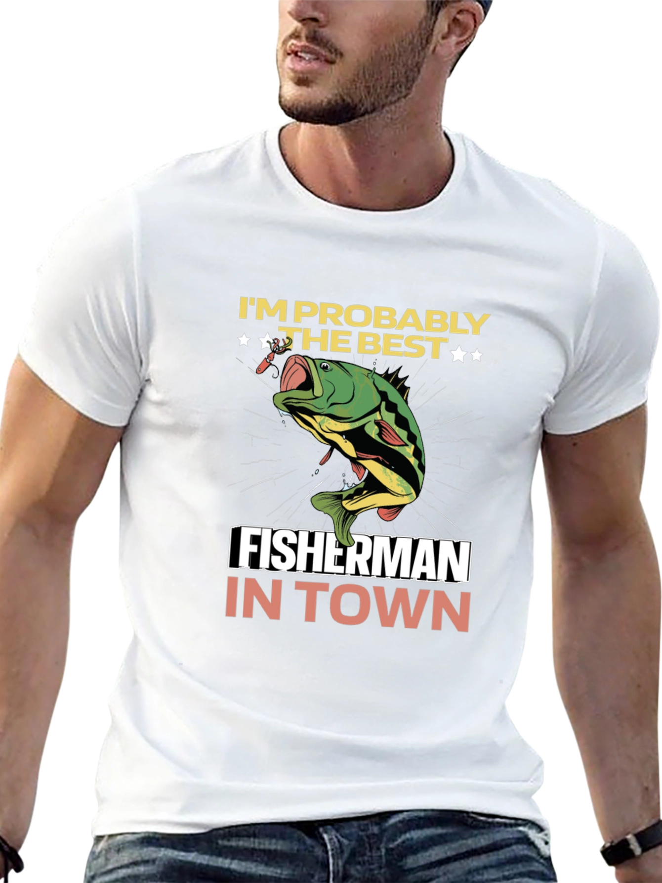 Funny Fishing T-Shirt - Best Fisherman in Town