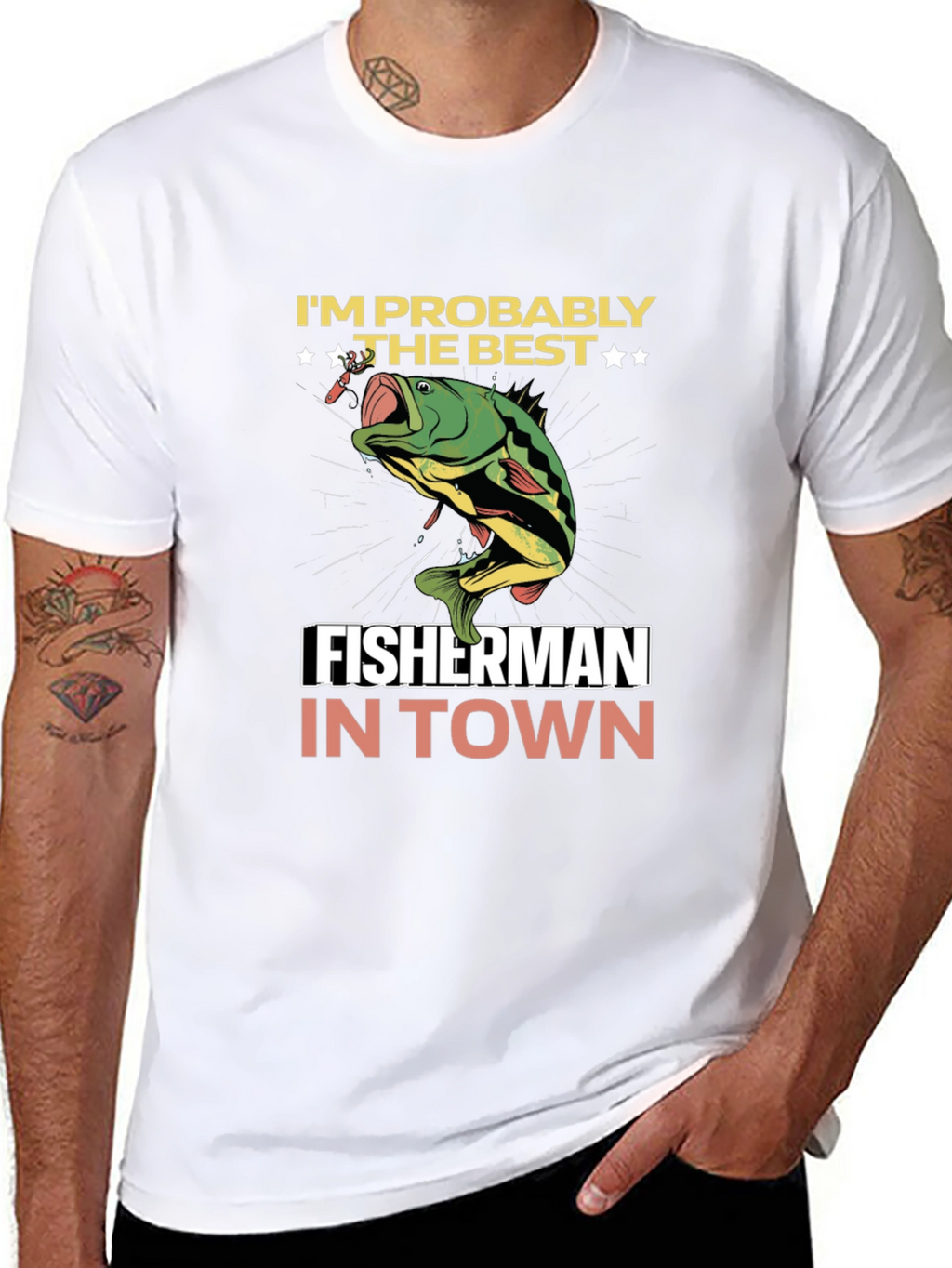 Funny Fishing T-Shirt - Best Fisherman in Town