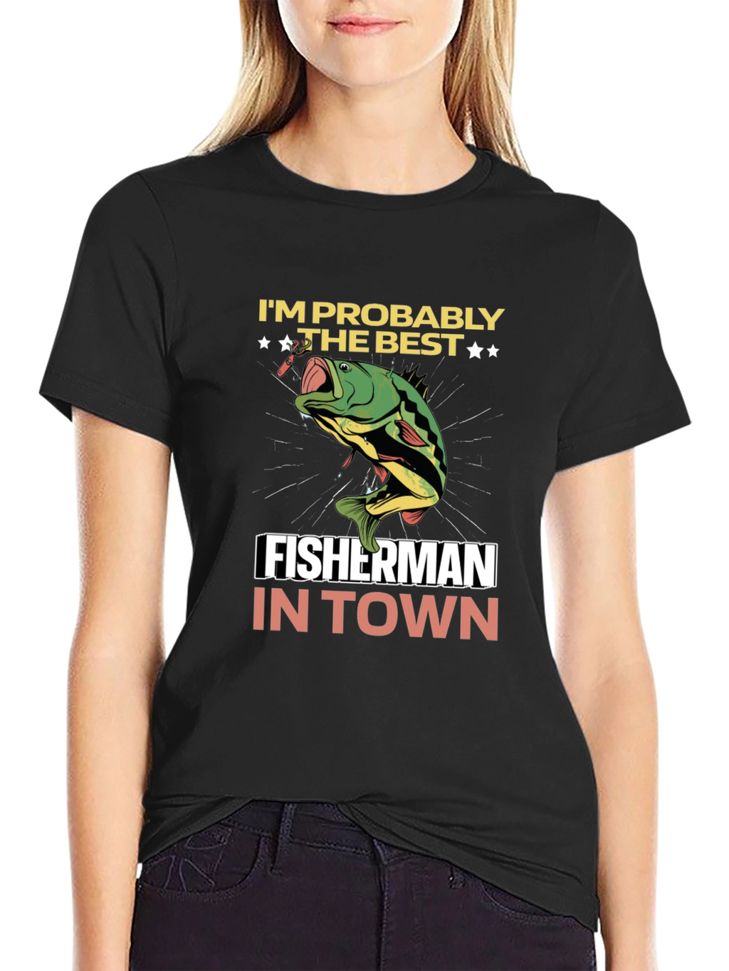 Funny Fishing T-Shirt - Best Fisherman in Town