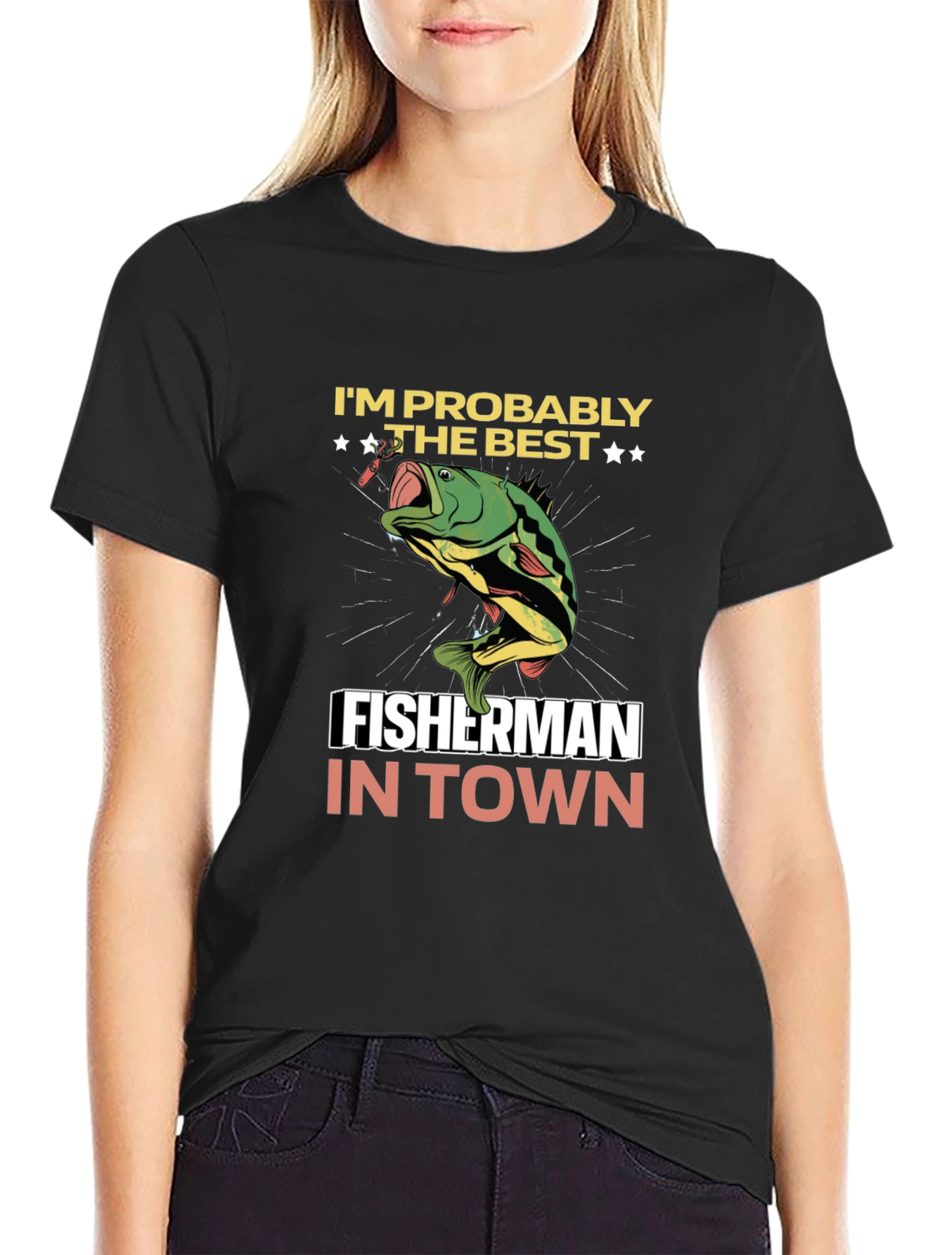 Funny Fishing T-Shirt - Best Fisherman in Town
