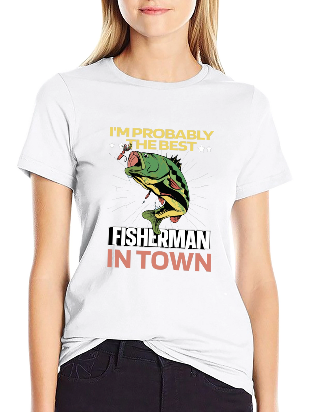 Funny Fishing T-Shirt - Best Fisherman in Town
