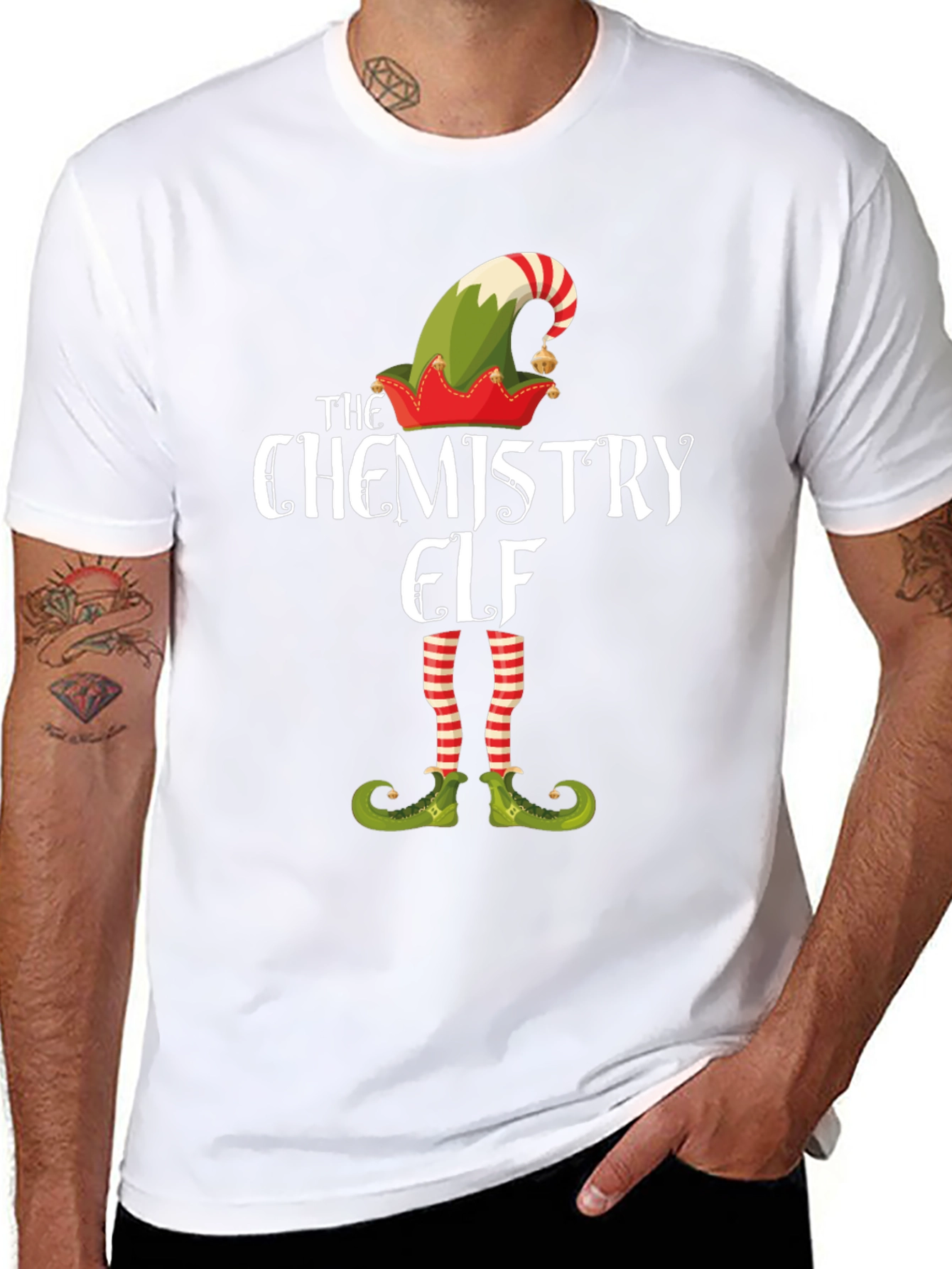 Chemistry Elf Graphic T-Shirt