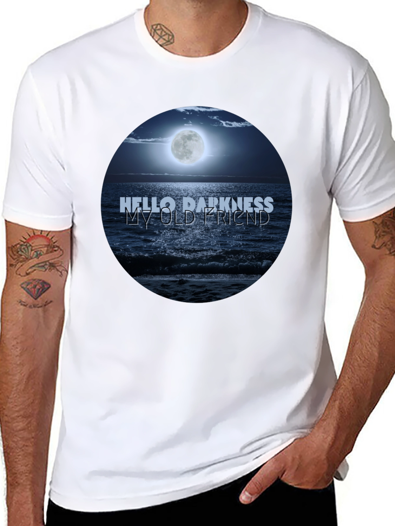 Hello Darkness My Old Friend Graphic Tee