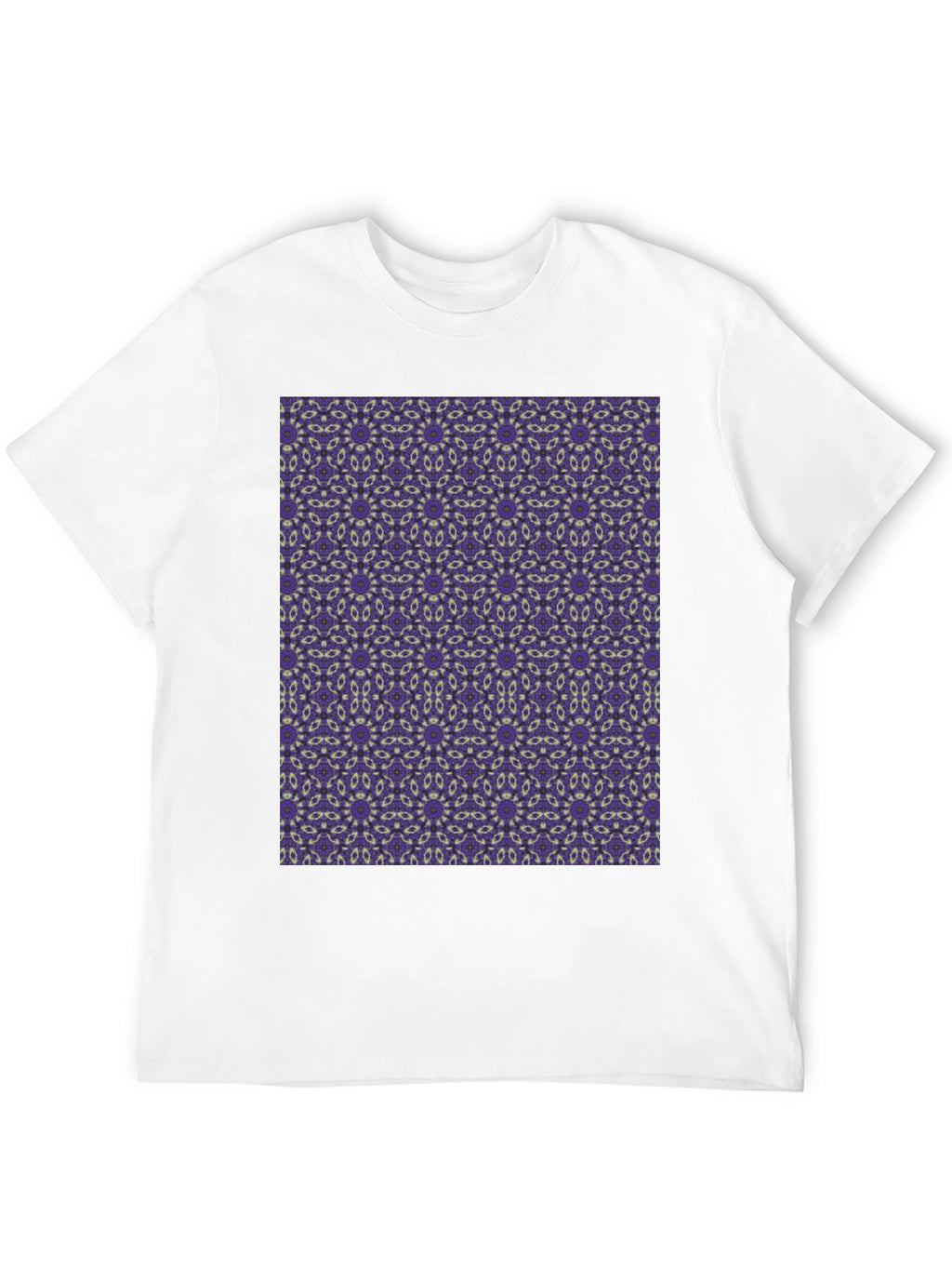 Patterned Black T-Shirt