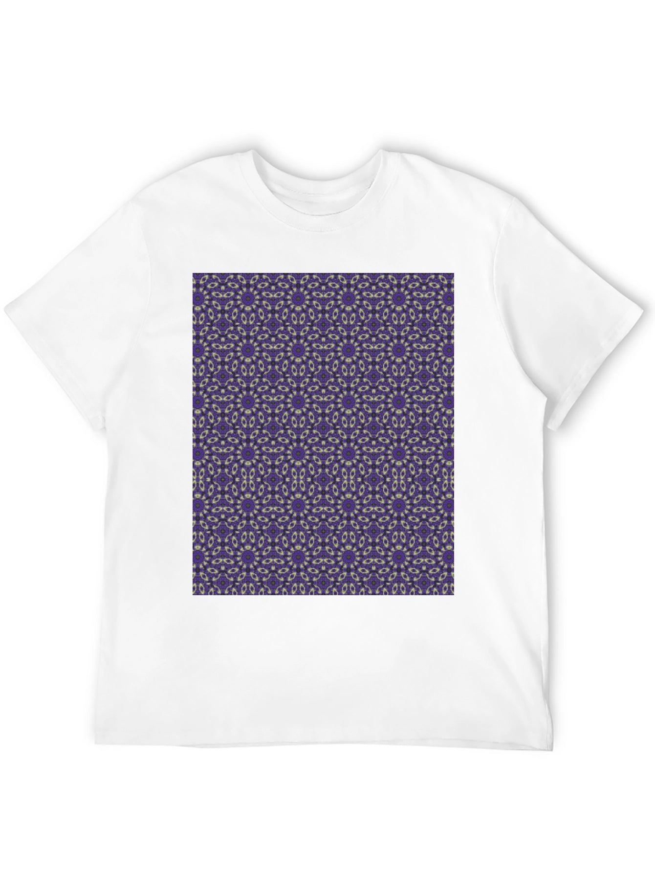 Patterned Black T-Shirt