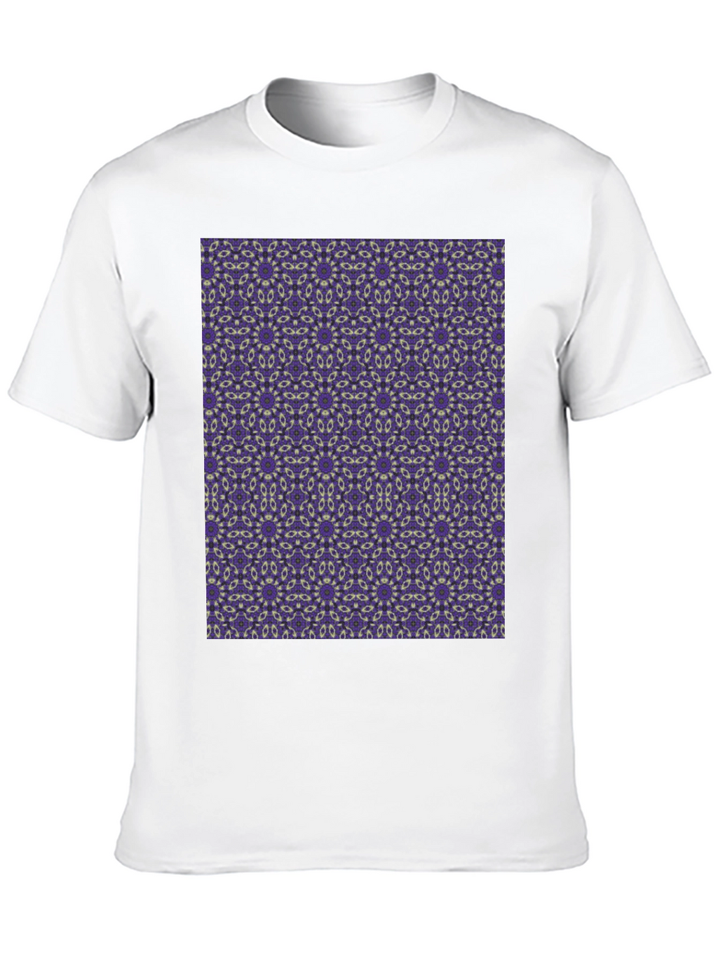 Patterned Black T-Shirt