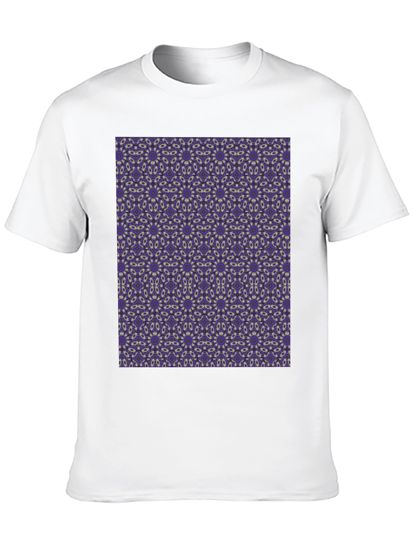 Patterned Black T-Shirt