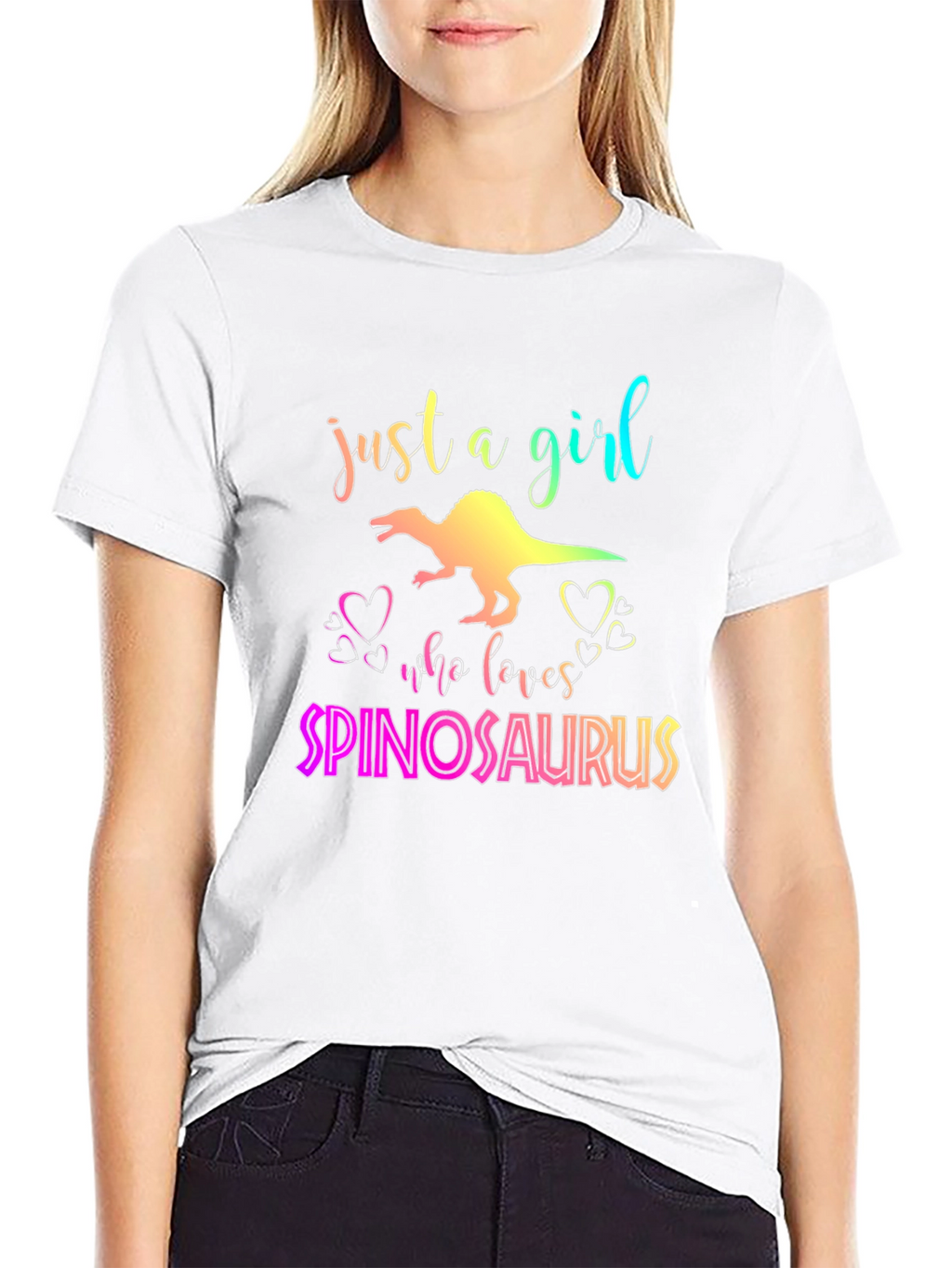 Spinosaurus Girls T-Shirt - Dinosaur Lover Tee