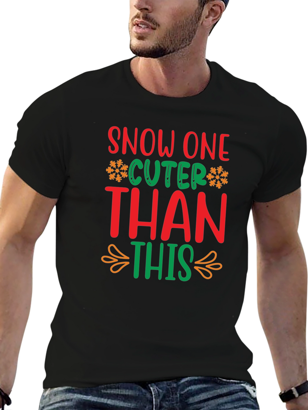 Festive Snow One Cuter Than This Christmas T-Shirt