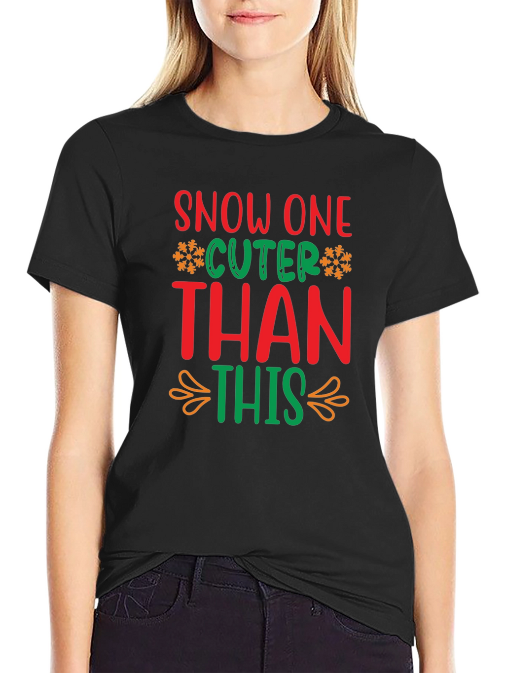 Festive Snow One Cuter Than This Christmas T-Shirt