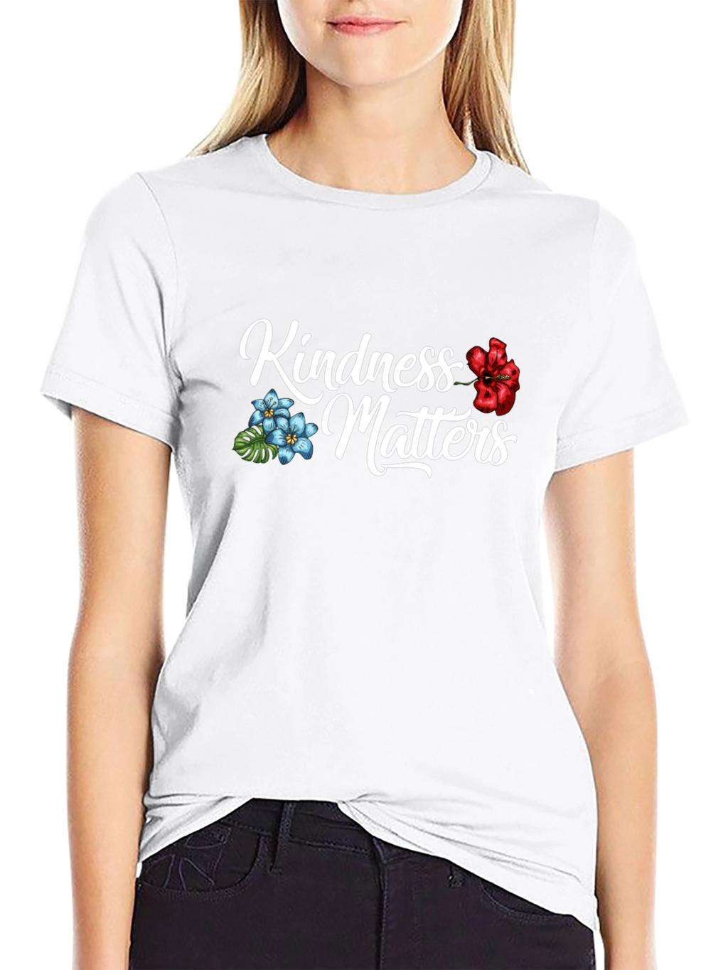 Kindness Matters Graphic T-Shirt - Black