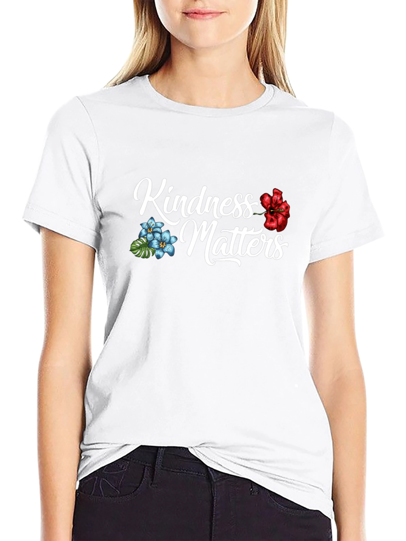 Kindness Matters Graphic T-Shirt - Black