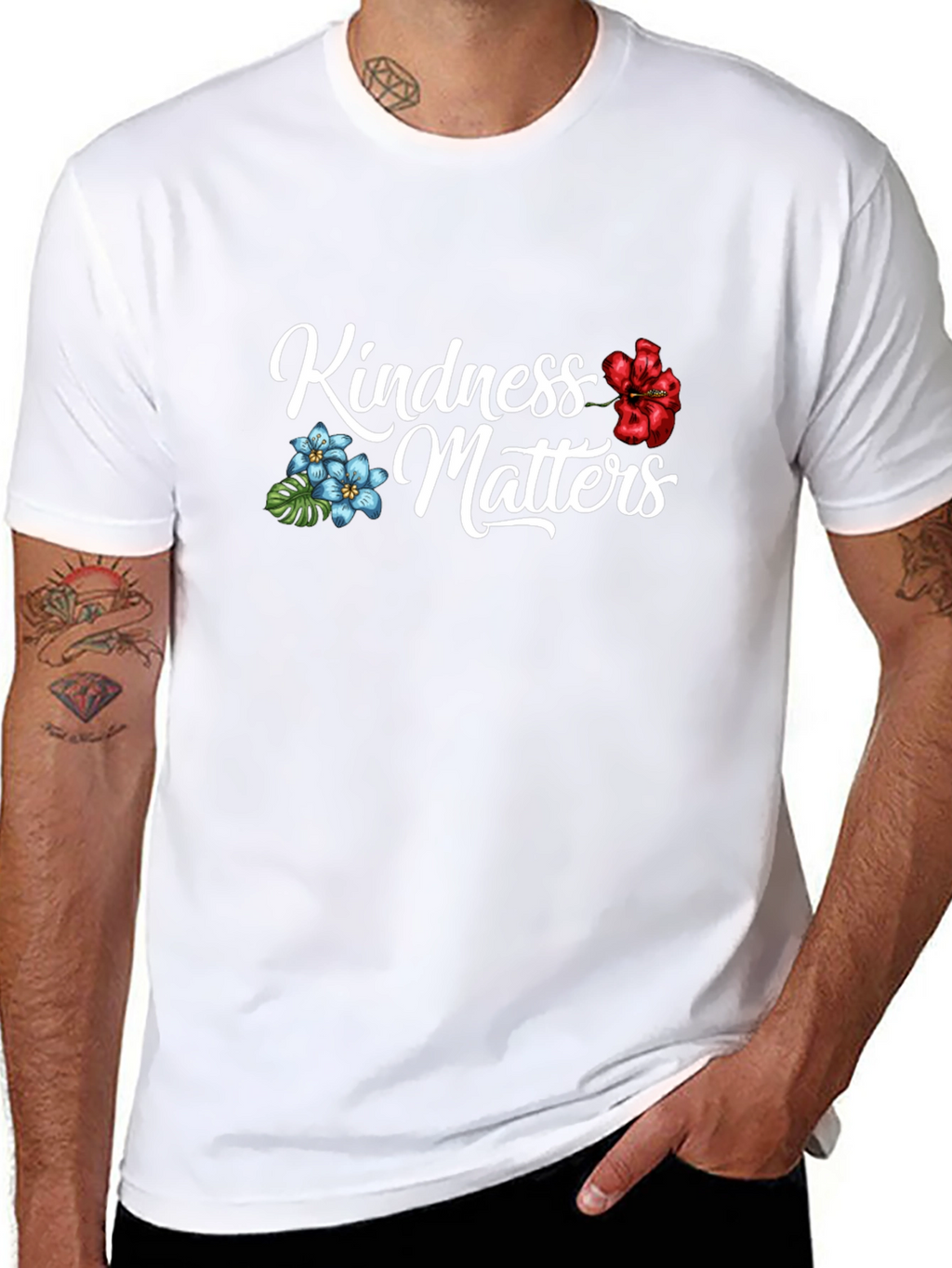 Kindness Matters Graphic T-Shirt - Black
