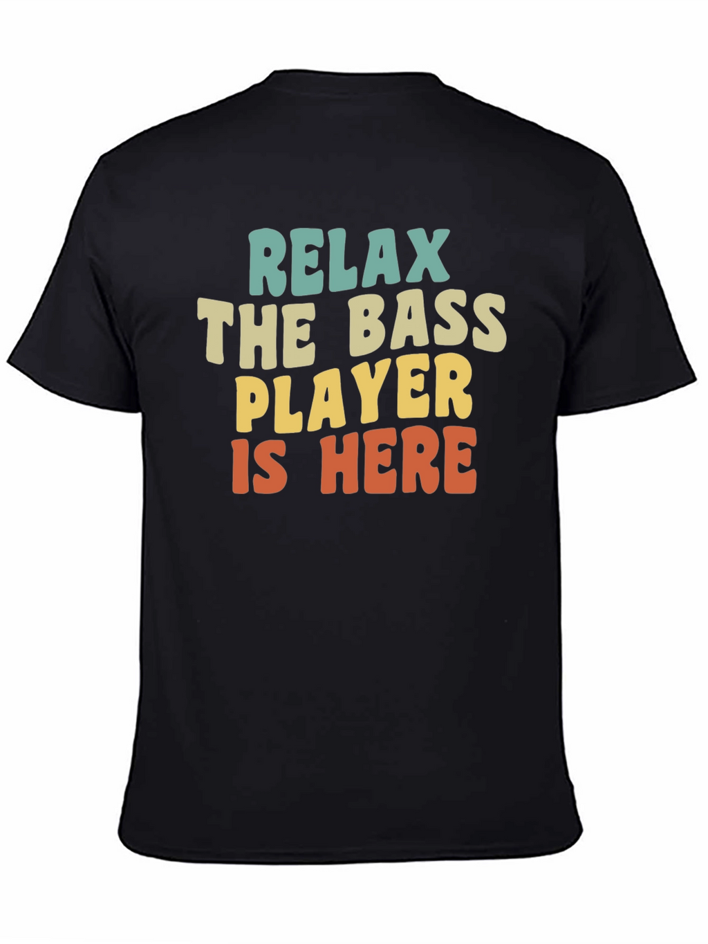 Relax Bass Player Novelty Graphic Tee