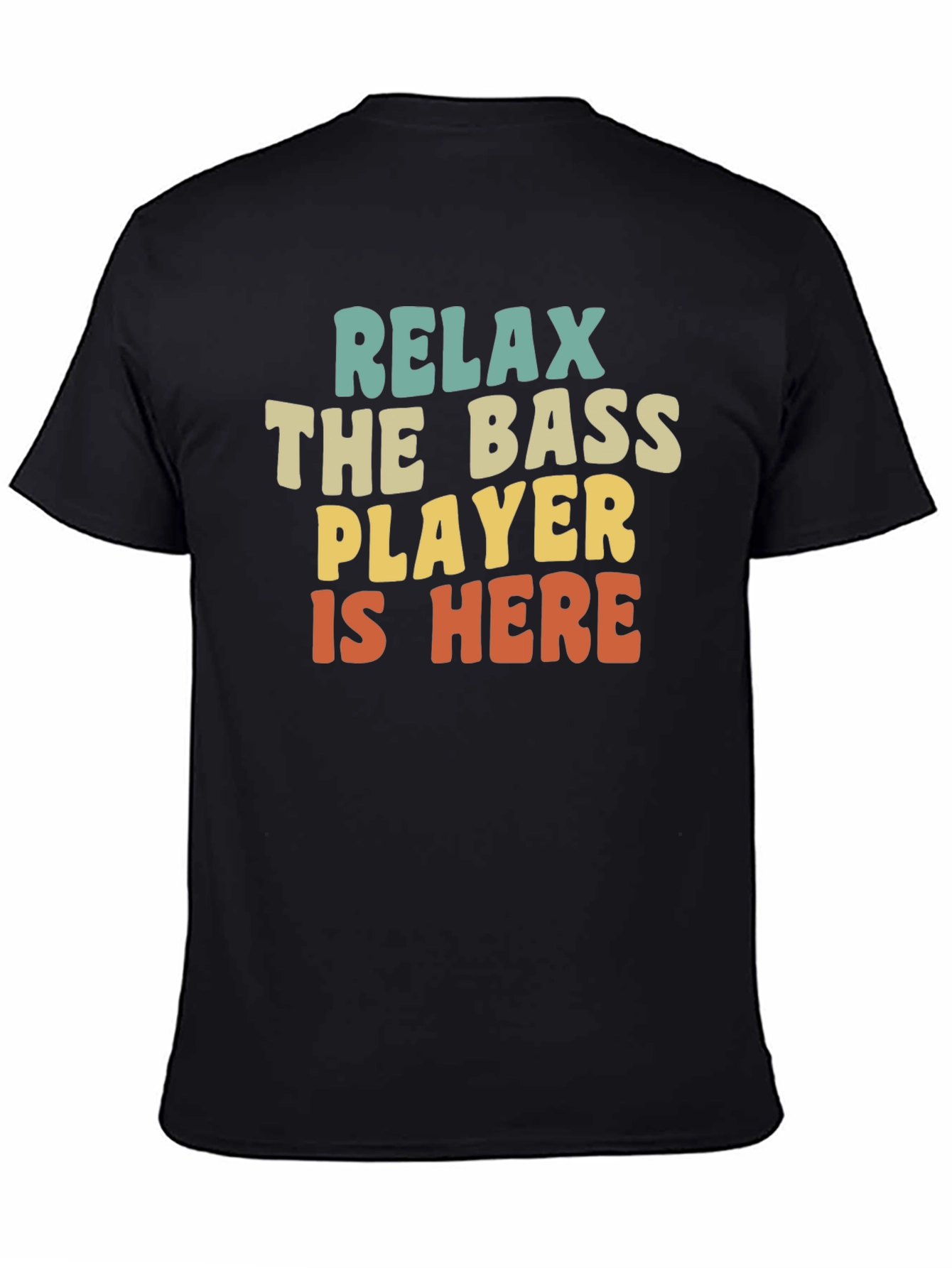 Relax Bass Player Novelty Graphic Tee