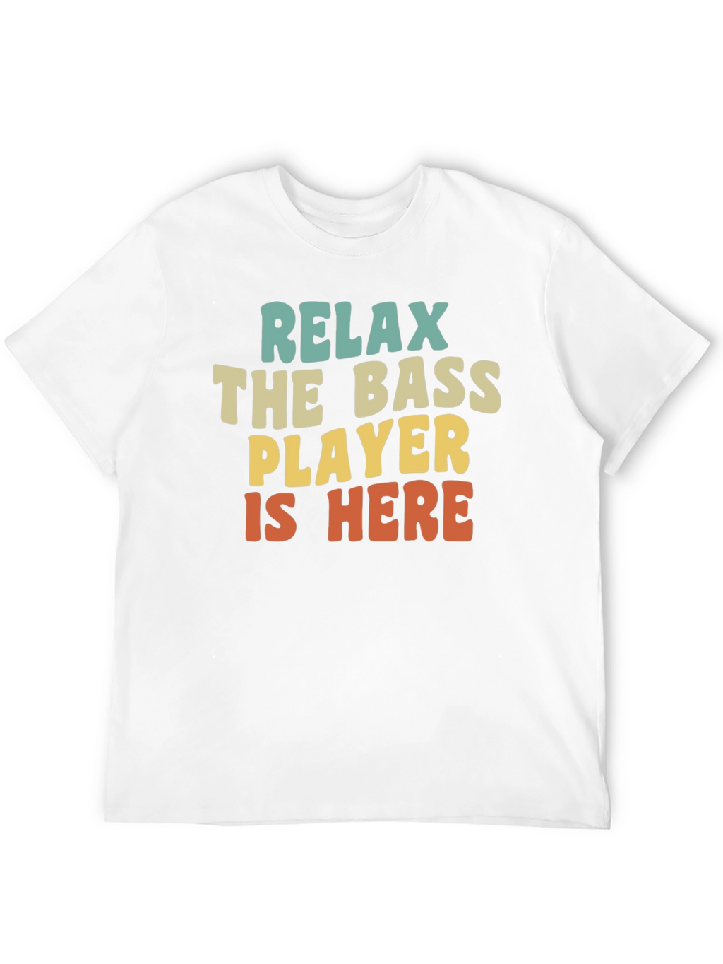 Relax Bass Player Novelty Graphic Tee