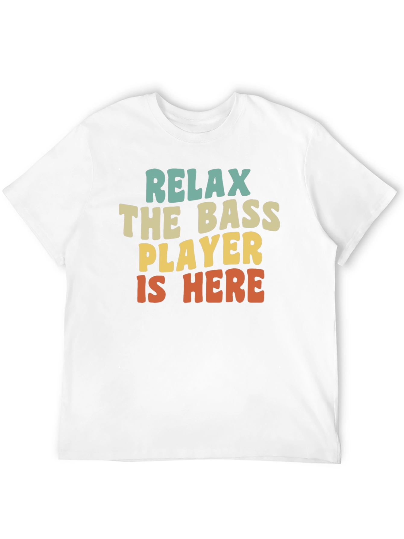 Relax Bass Player Novelty Graphic Tee