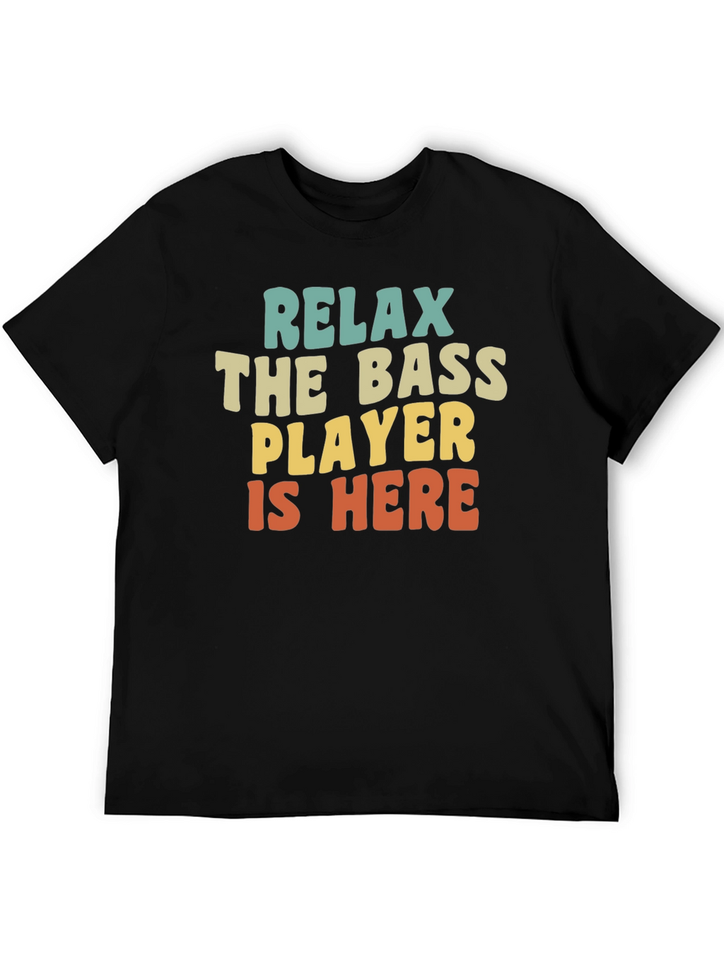 Relax Bass Player Novelty Graphic Tee