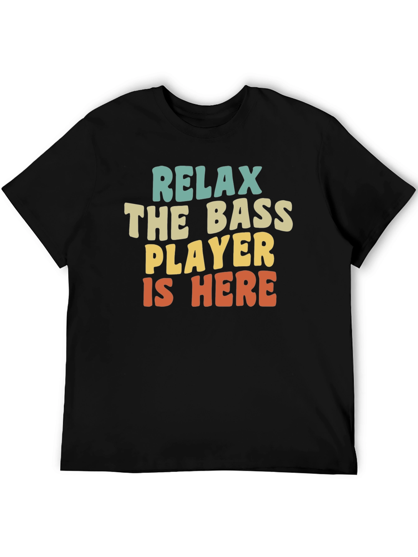 Relax Bass Player Novelty Graphic Tee