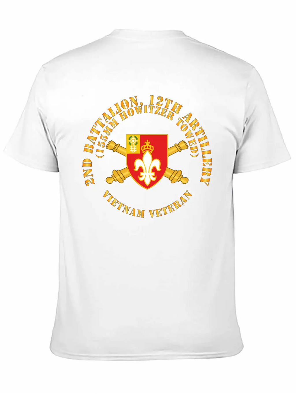2nd Bn 12th Artillery 155MM Towed Vietnam Vet Unisex Casual T-Shirt – Clean Design For Daily Comfort