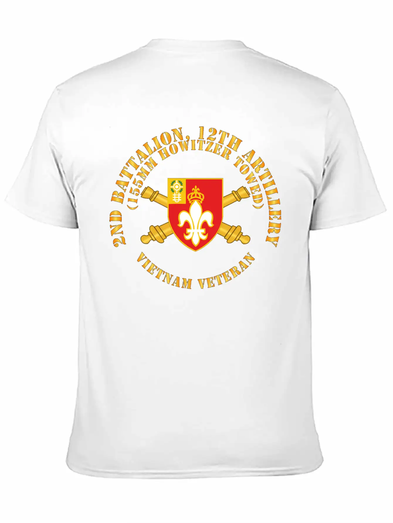 2nd Bn 12th Artillery 155MM Towed Vietnam Vet Unisex Casual T-Shirt – Clean Design For Daily Comfort