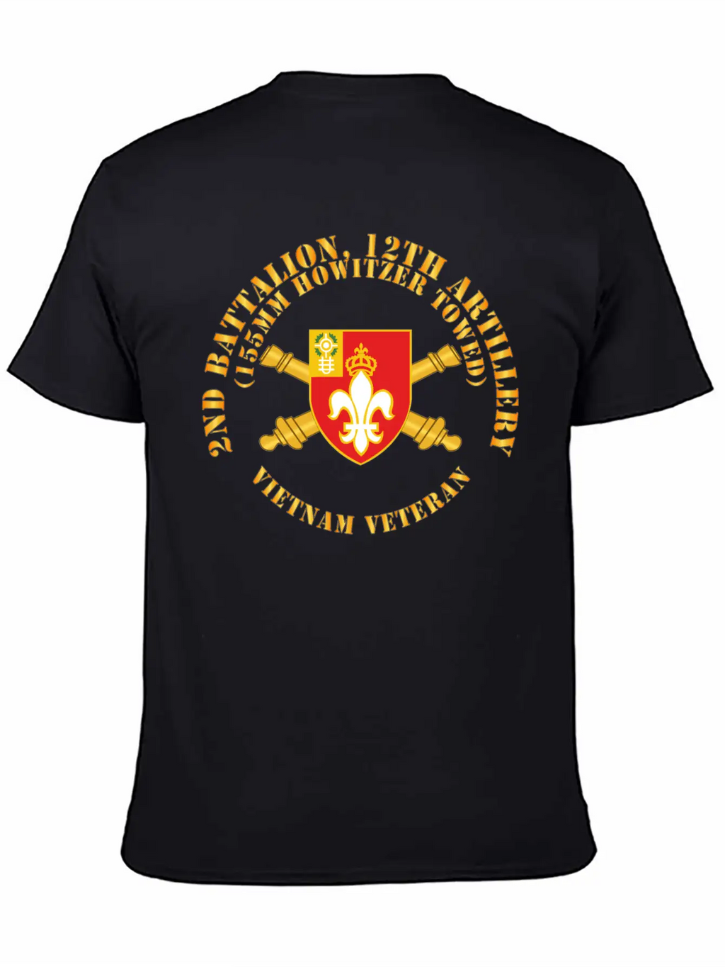 2nd Bn 12th Artillery 155MM Towed Vietnam Vet Unisex Casual T-Shirt – Clean Design For Daily Comfort